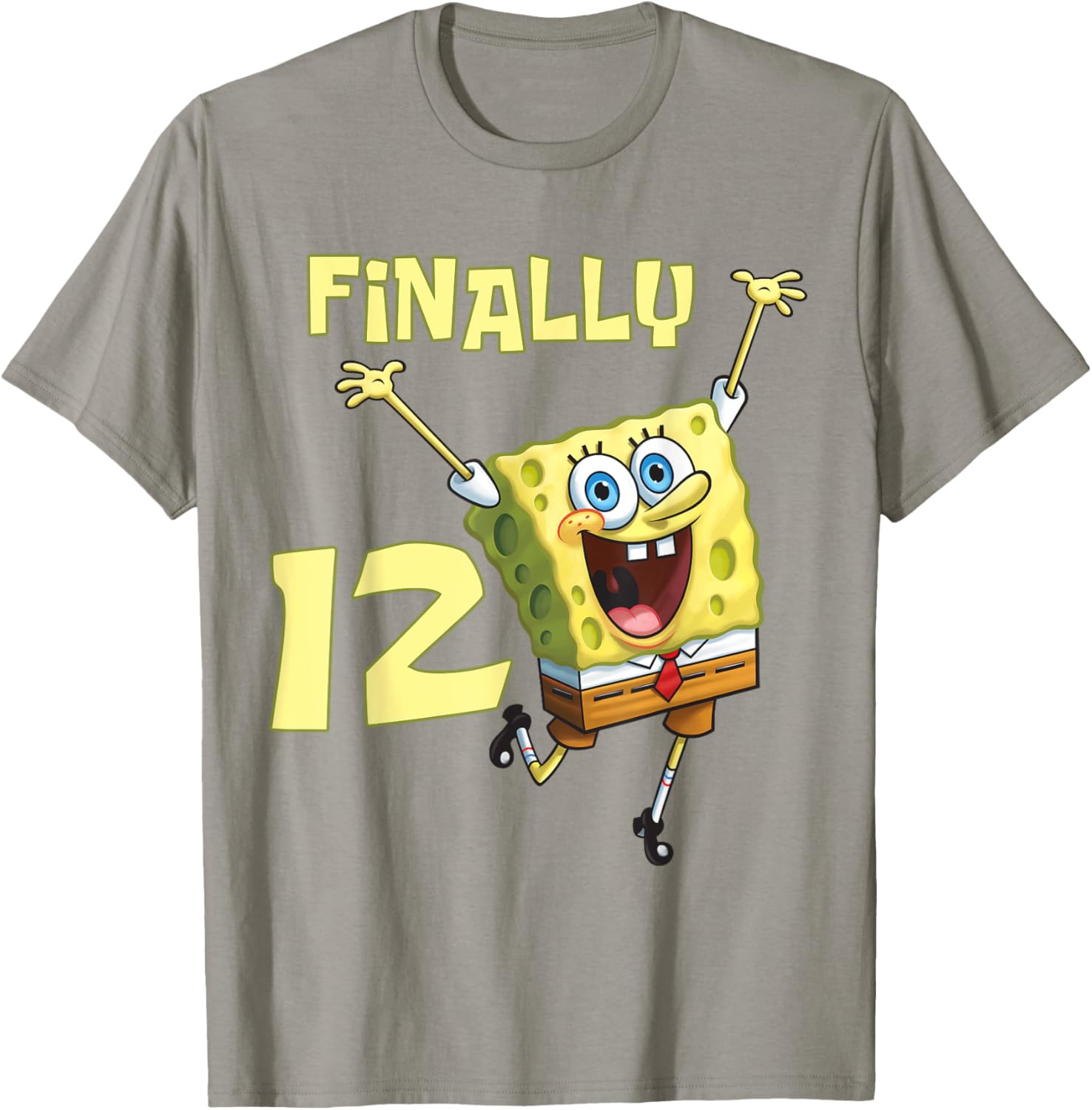 Mademark SpongeBob SquarePants 12th Birthday T-Shirt for Kids - 13