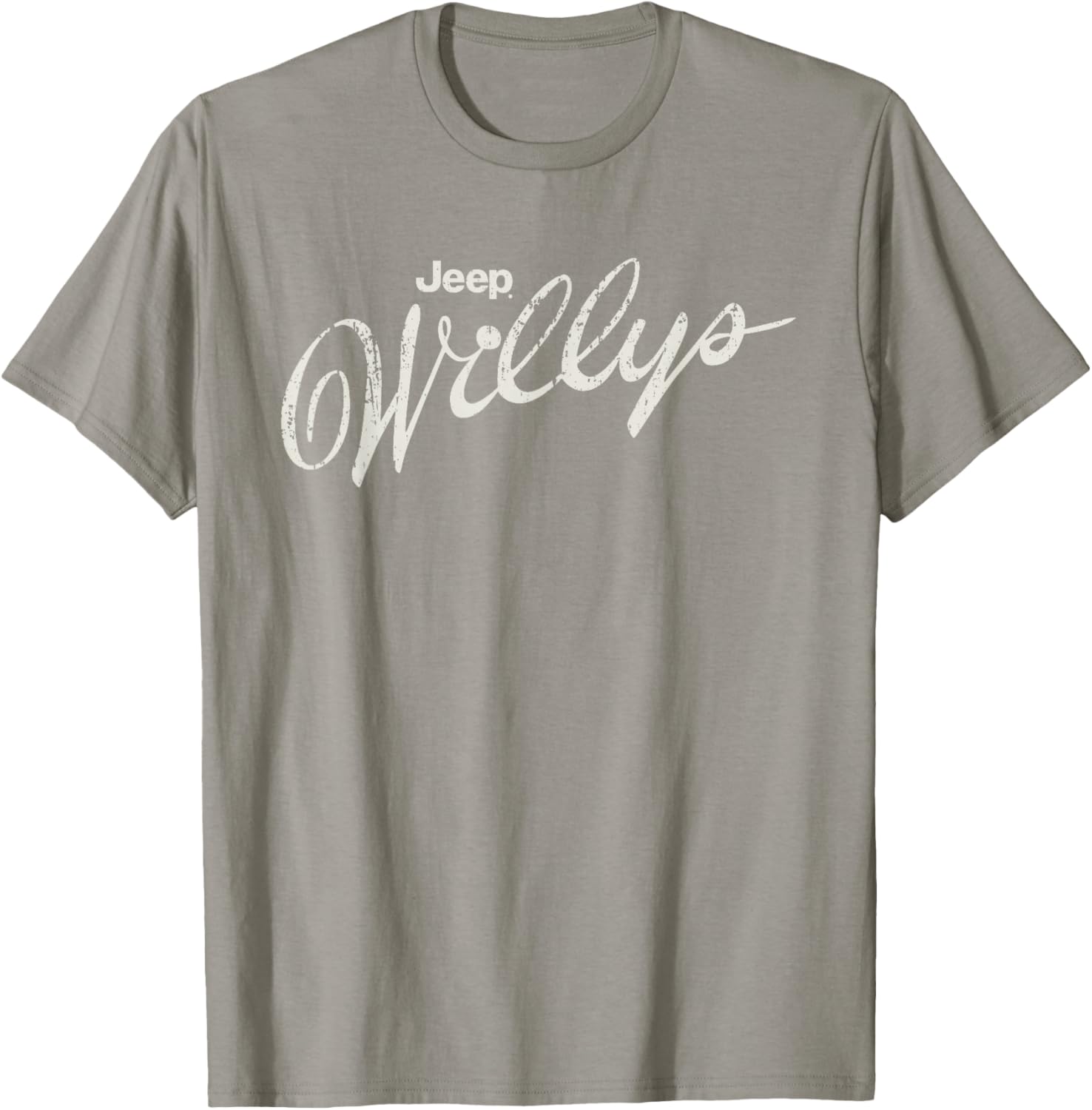 Vintage Jeep Willys Script Logo T-Shirt for Car Enthusiasts and Adventurers - 8