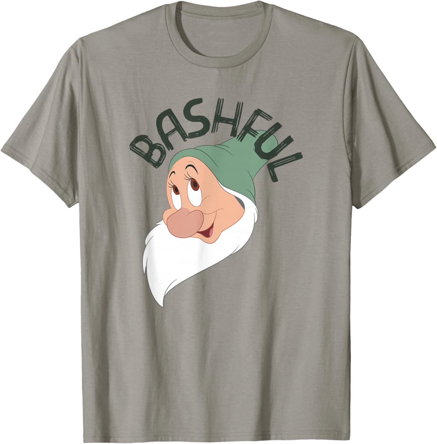 Disney Snow White Bashful Big Face T-Shirt for Kids and Adults - 7