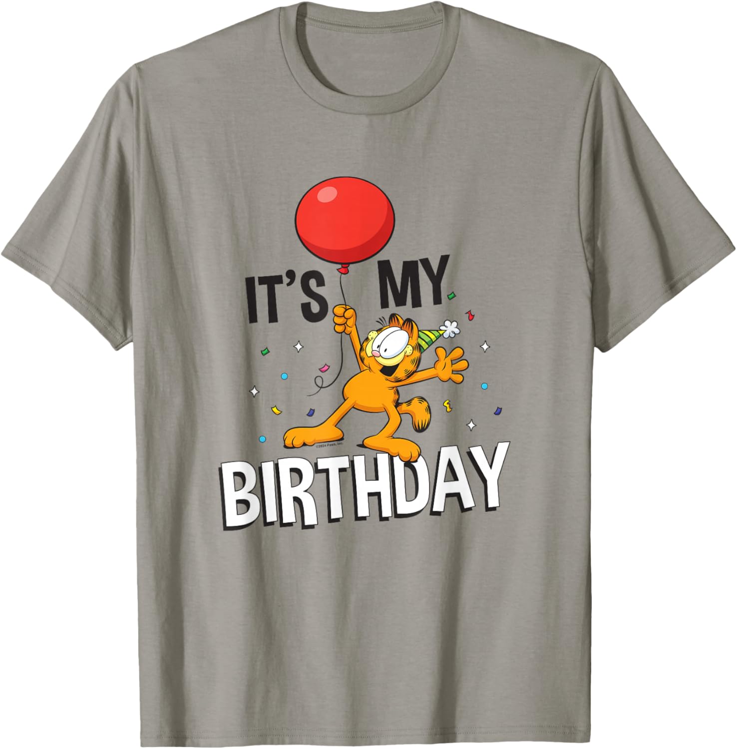 Garfield Birthday Confetti T-Shirt Fun Celebration Attire for Kids - 10