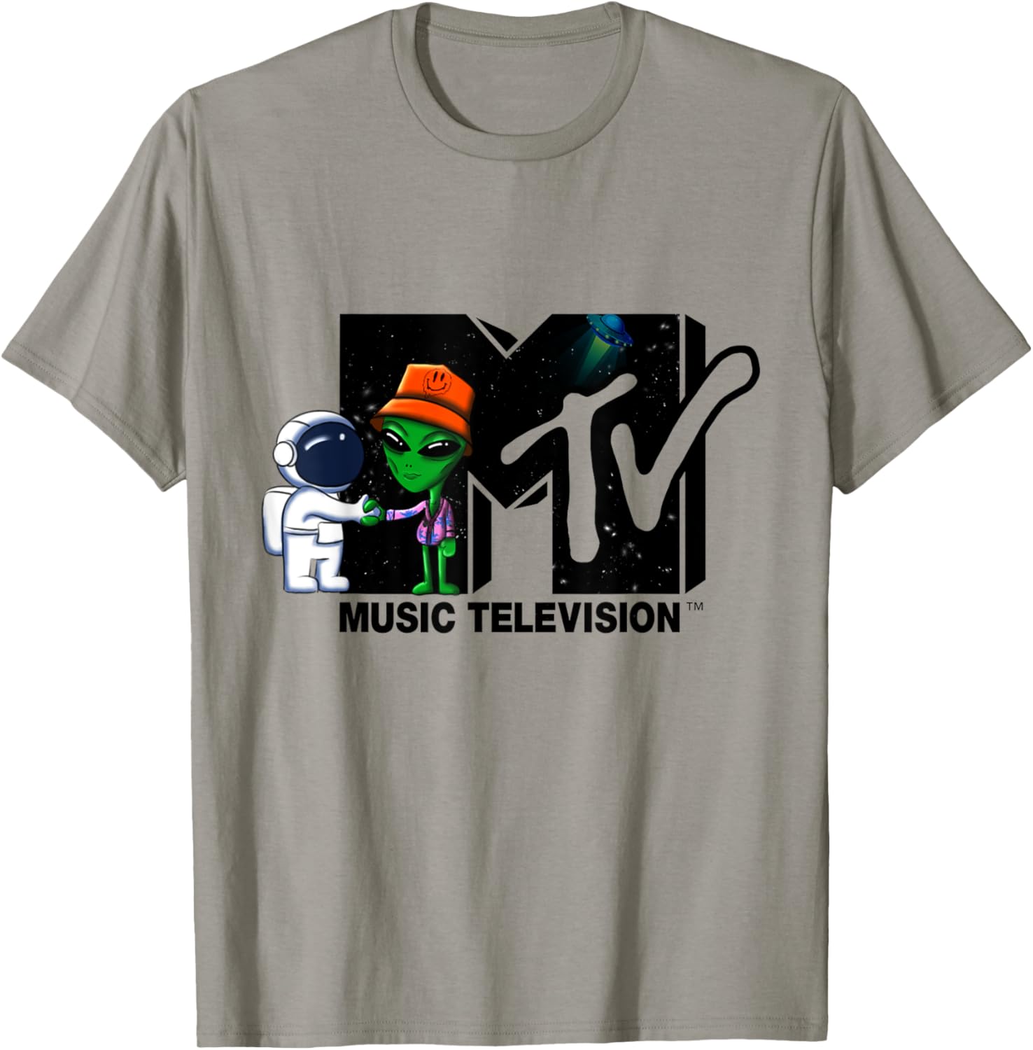 Mademark x MTV Astronaut Alien Space T-Shirt for Cool Street Style - 7
