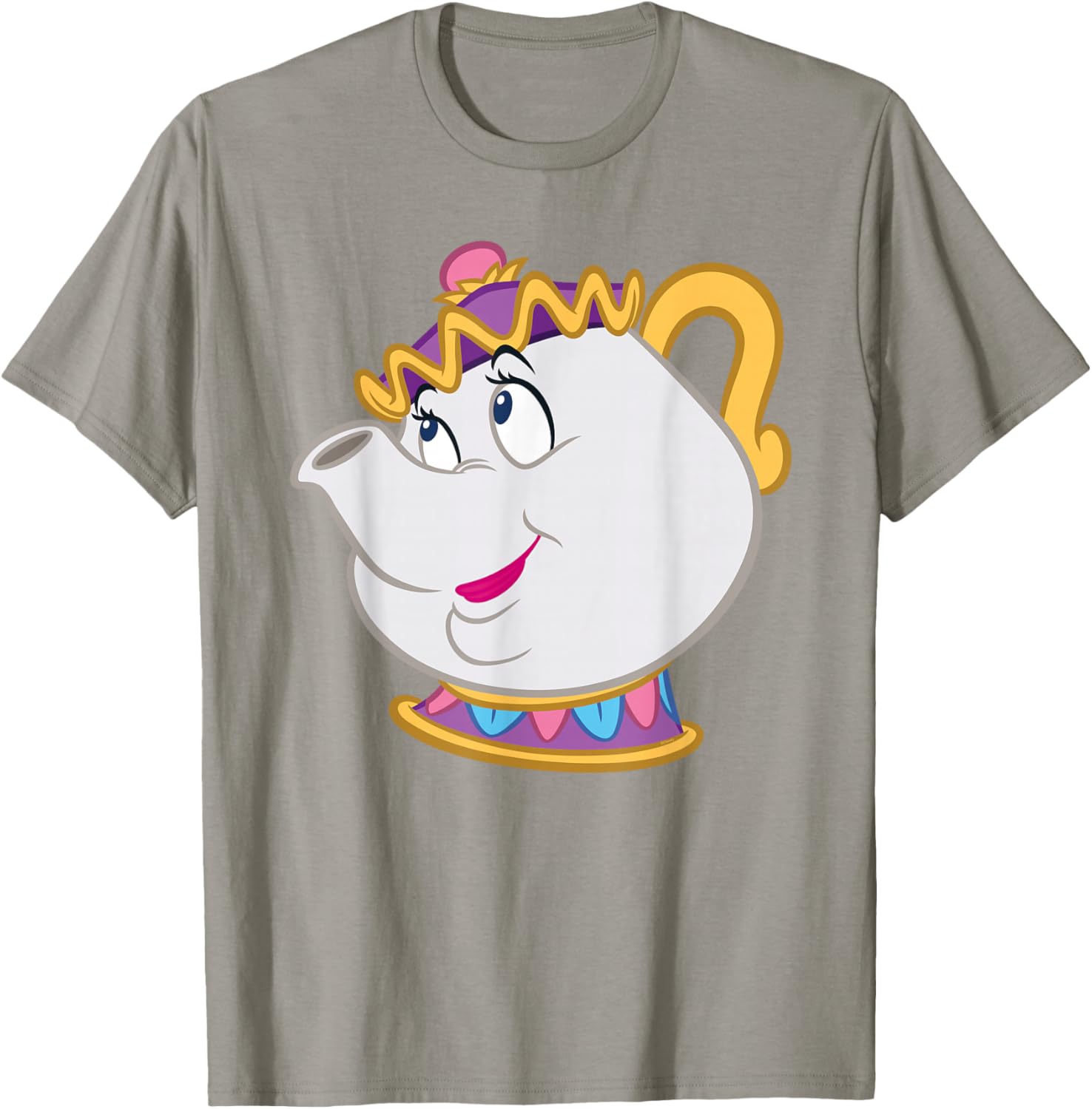 Disney Beauty and the Beast Mrs. Potts Big Face Costume T-Shirt for Fans - 16