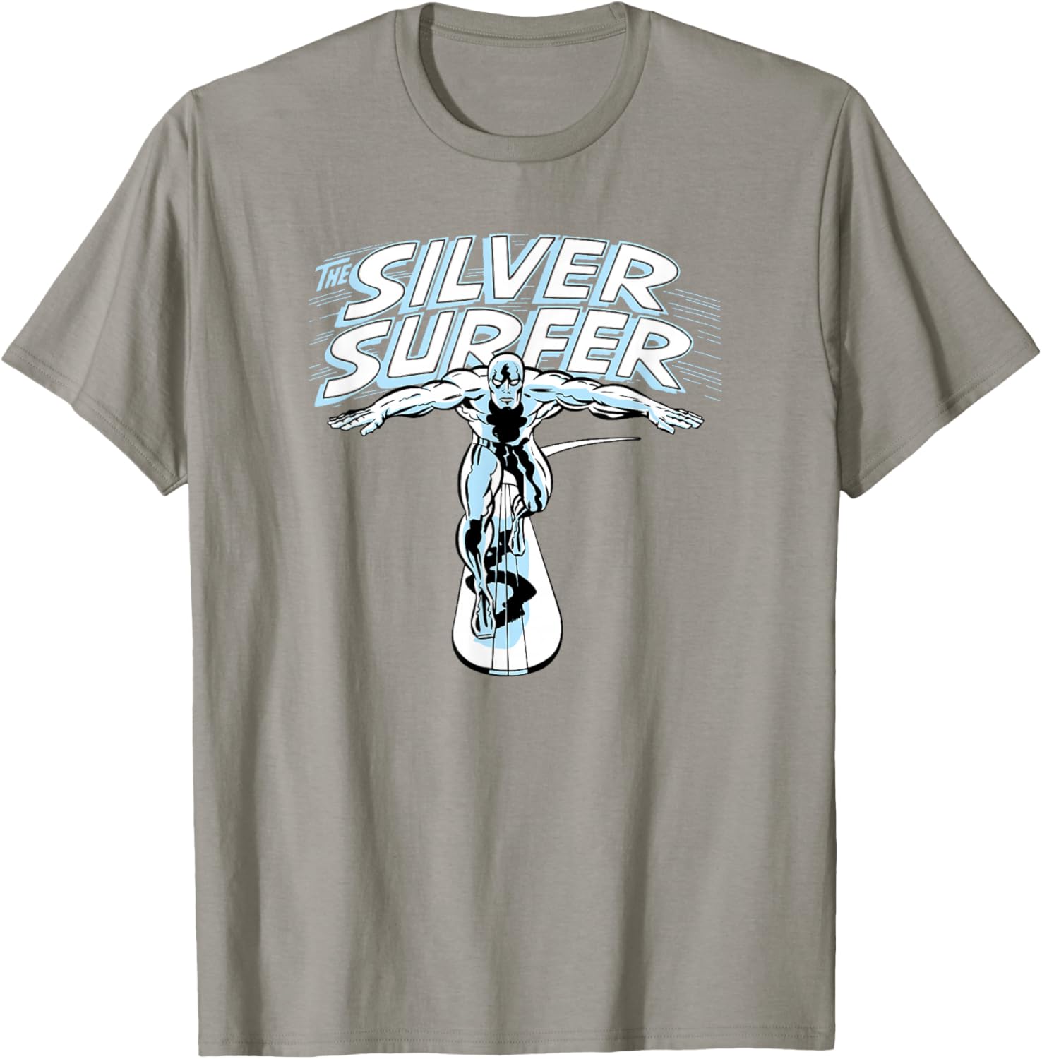 Vintage Marvel Fantastic Four Silver Surfer Portrait T-Shirt for Fans - 9