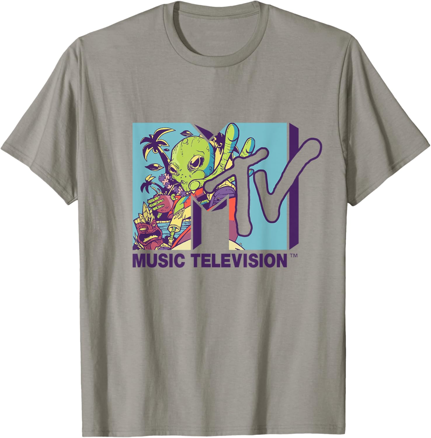 Mademark x MTV Alien Coconut Milk T-Shirt - Official Logo Apparel - 4