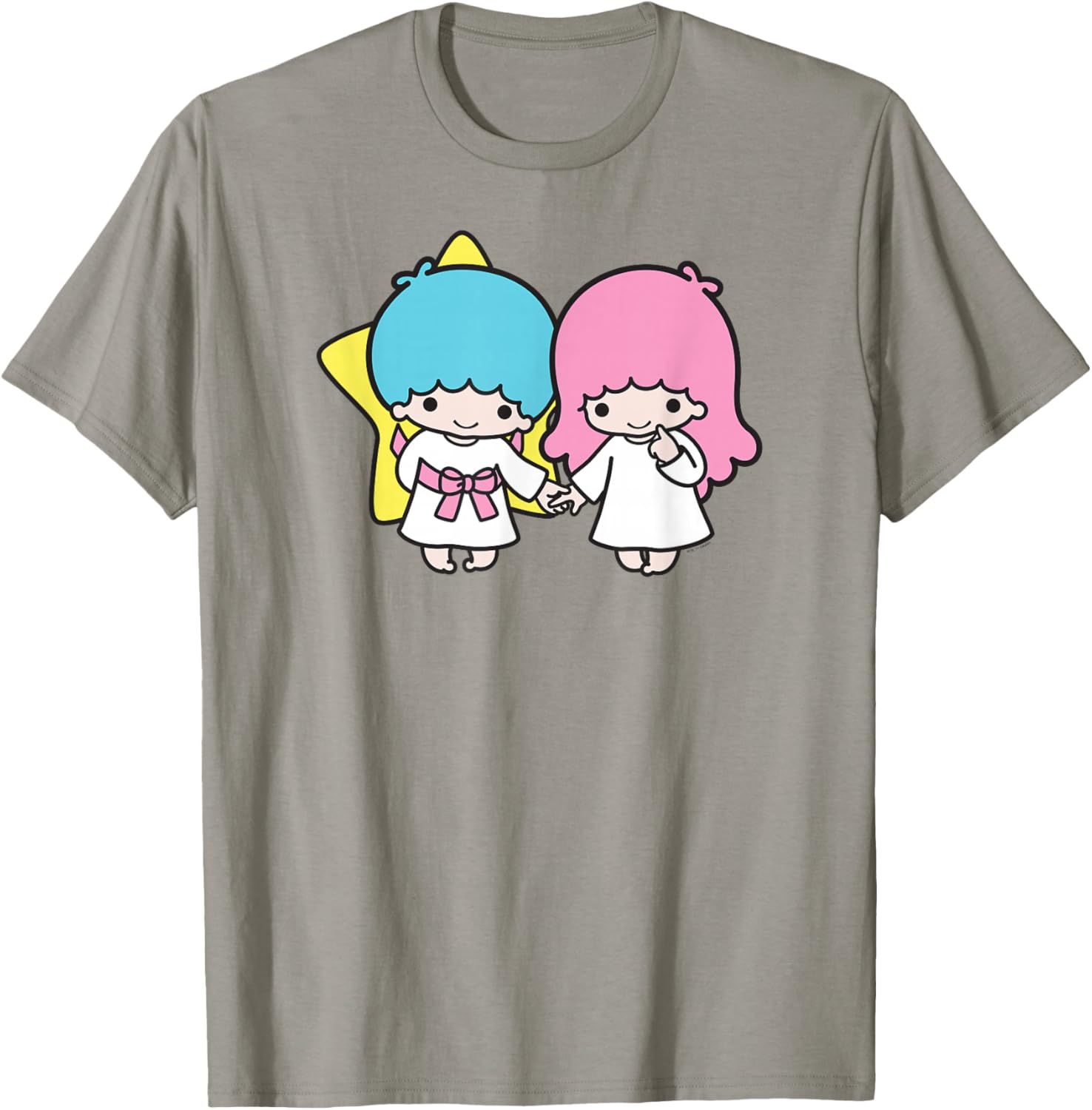 Adorable Little Twin Stars Holding Hands T-Shirt for Kids and Adults - 17