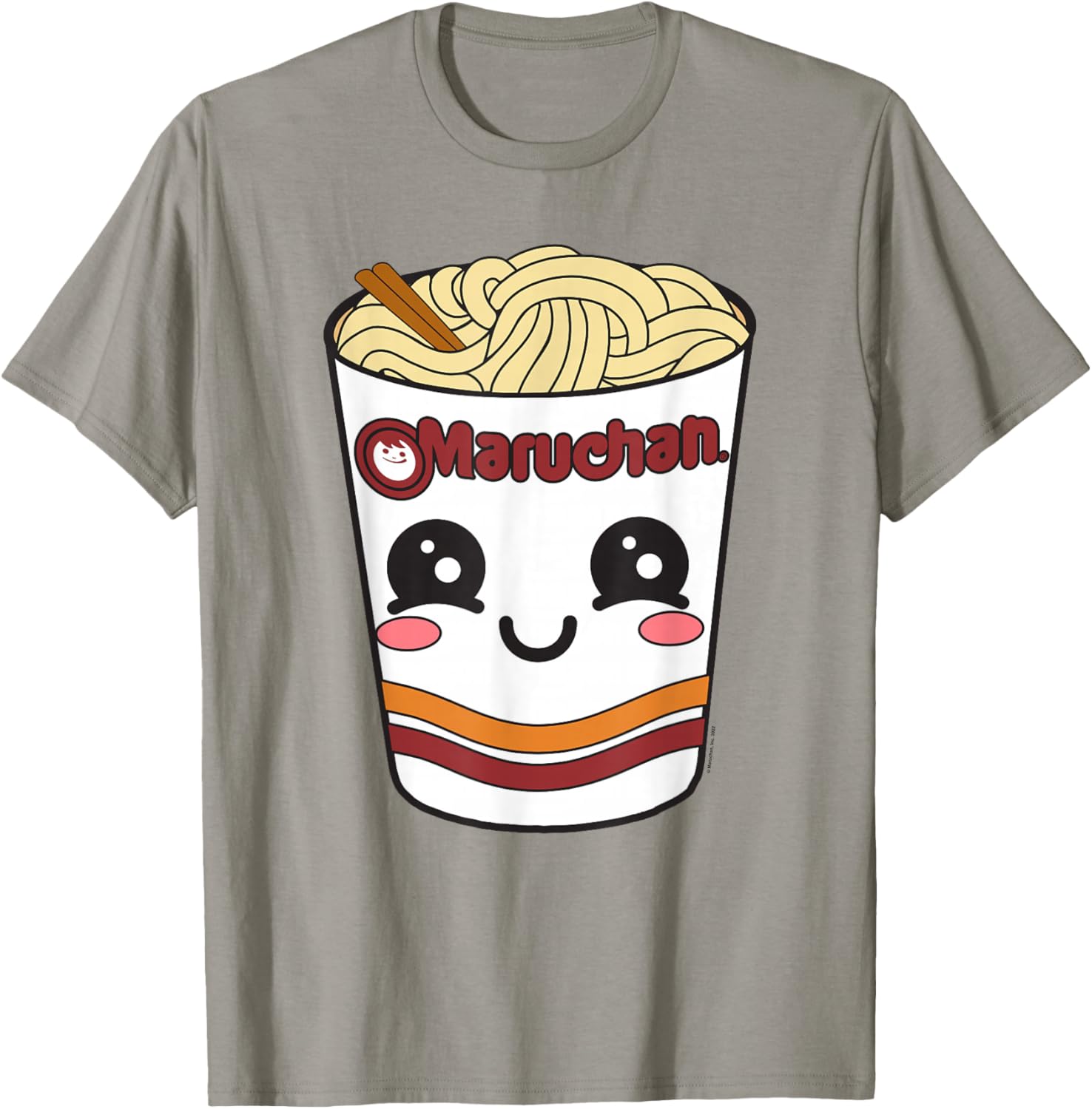 Cute Maruchan Ramen Noodle Cup Face T-Shirt for Fun Fashion Lovers - 16