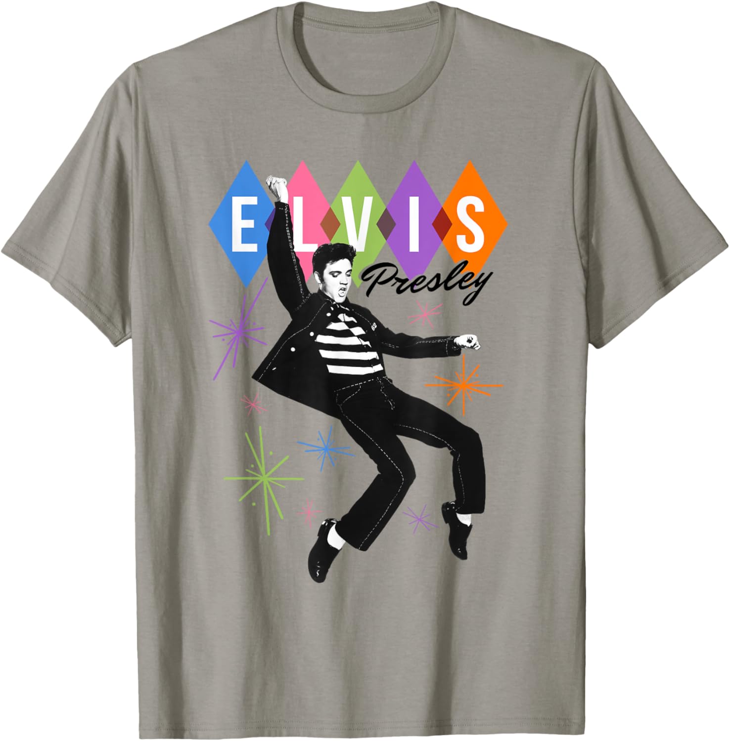 Elvis Presley Official Dancing Star T-Shirt - Vintage Style Music Apparel - 13