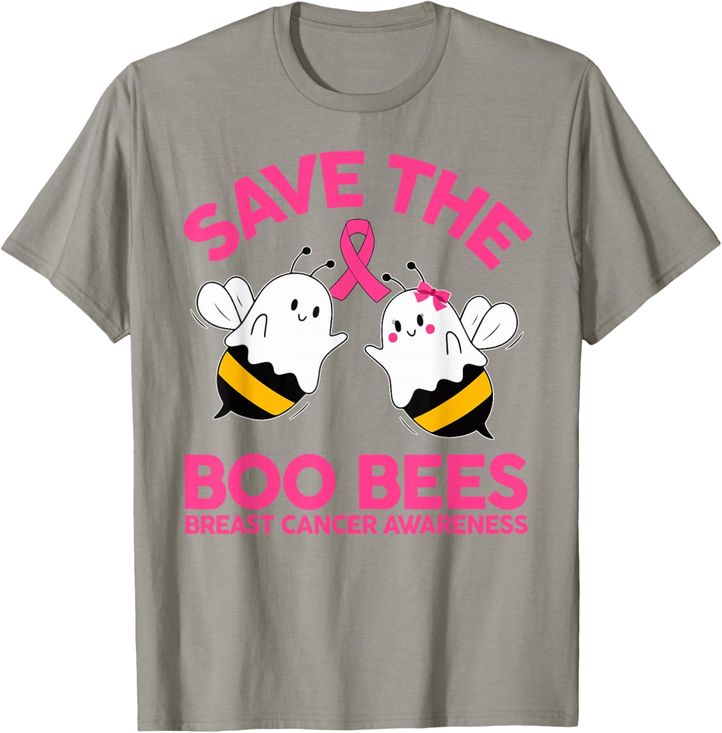 Save The Boobees Breast Cancer Halloween T-Shirt for Women - 28