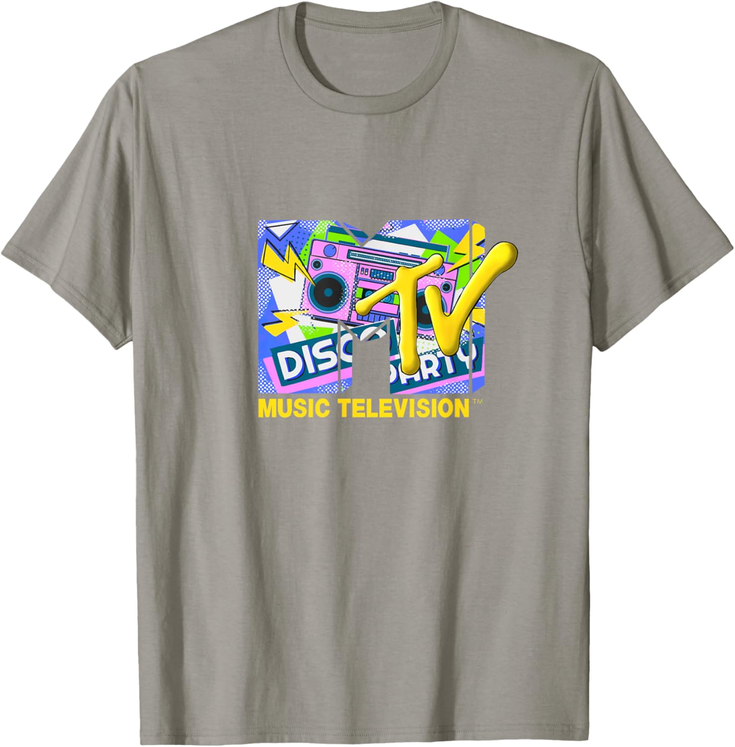 Mademark x MTV Disco Party T-Shirt with Official Logo and Ghettoblaster - 19