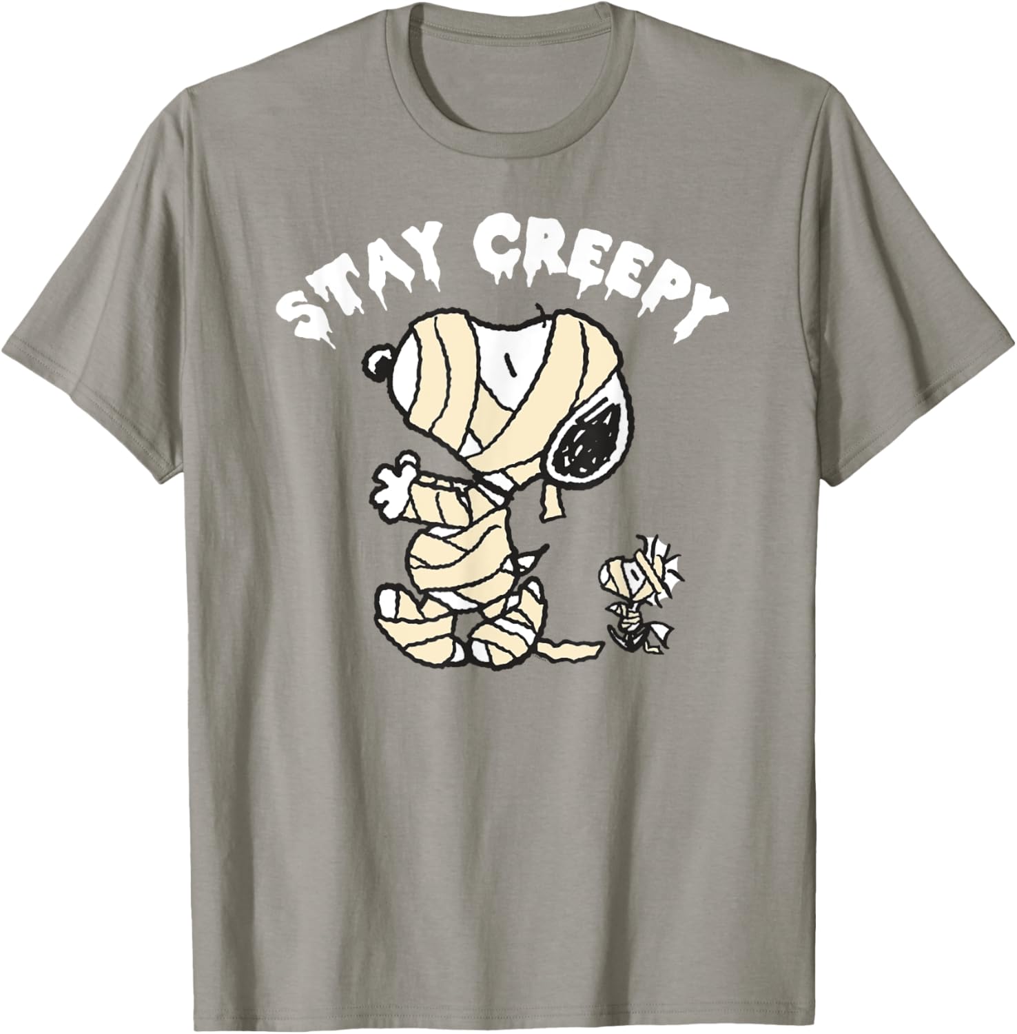 Peanuts Halloween Snoopy Stay Creepy T-Shirt for Fun Fall Fashion - 9