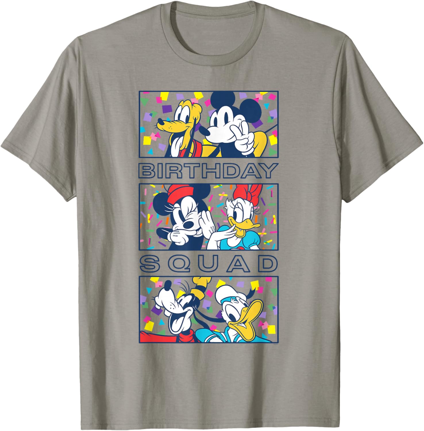 Disney Mickey Mouse Confetti Crew Birthday Squad T-Shirt for Kids - 6