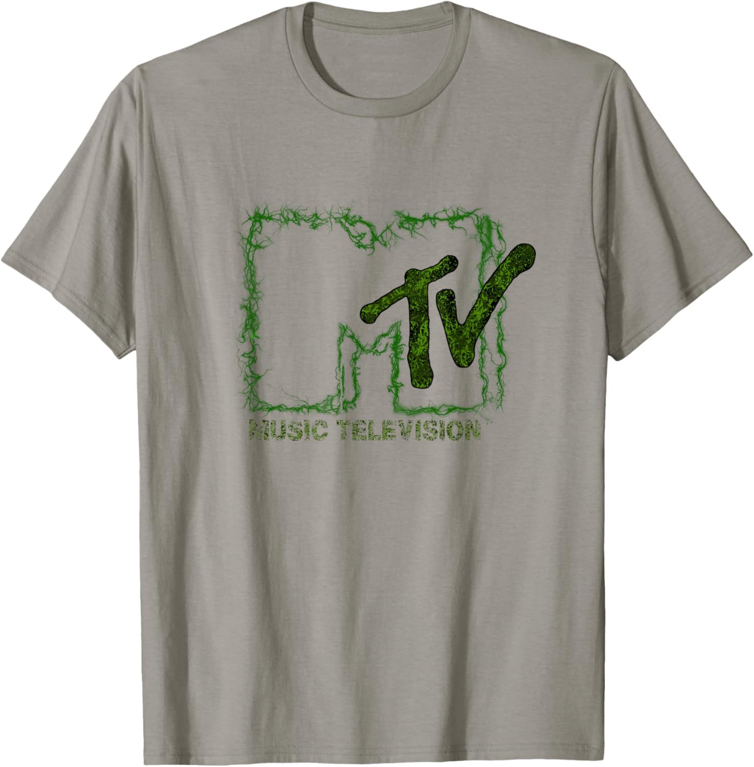 Mademark x MTV Eco-Friendly T-Shirt with Electric Green Logo Design - 3