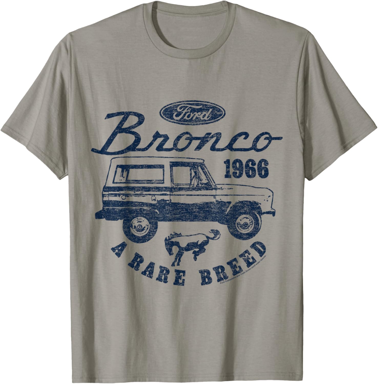 Ford Bronco 1966 Rare Breed Logo T-Shirt for Enthusiasts and Collectors - 2
