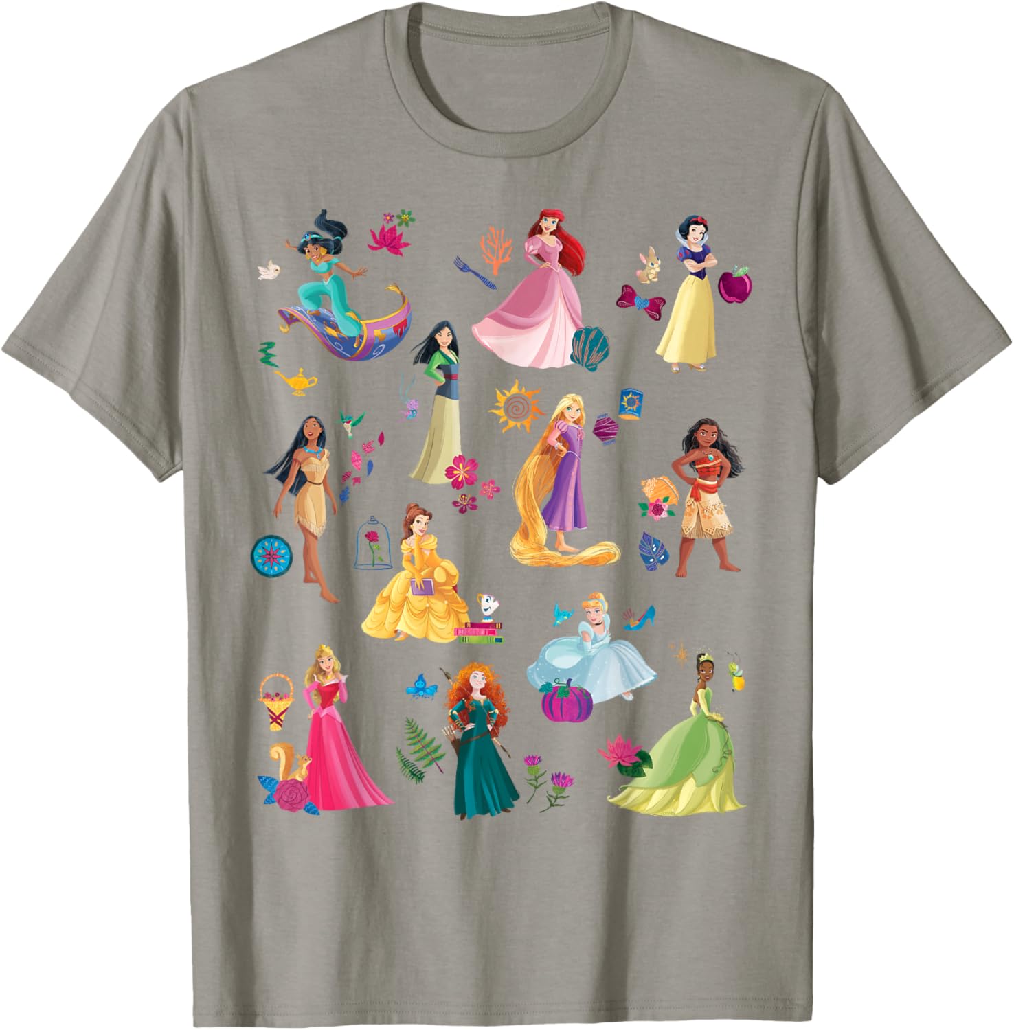 Disney Princess Magical Print T-Shirt for Kids Fun and Fashionable Wear - 15