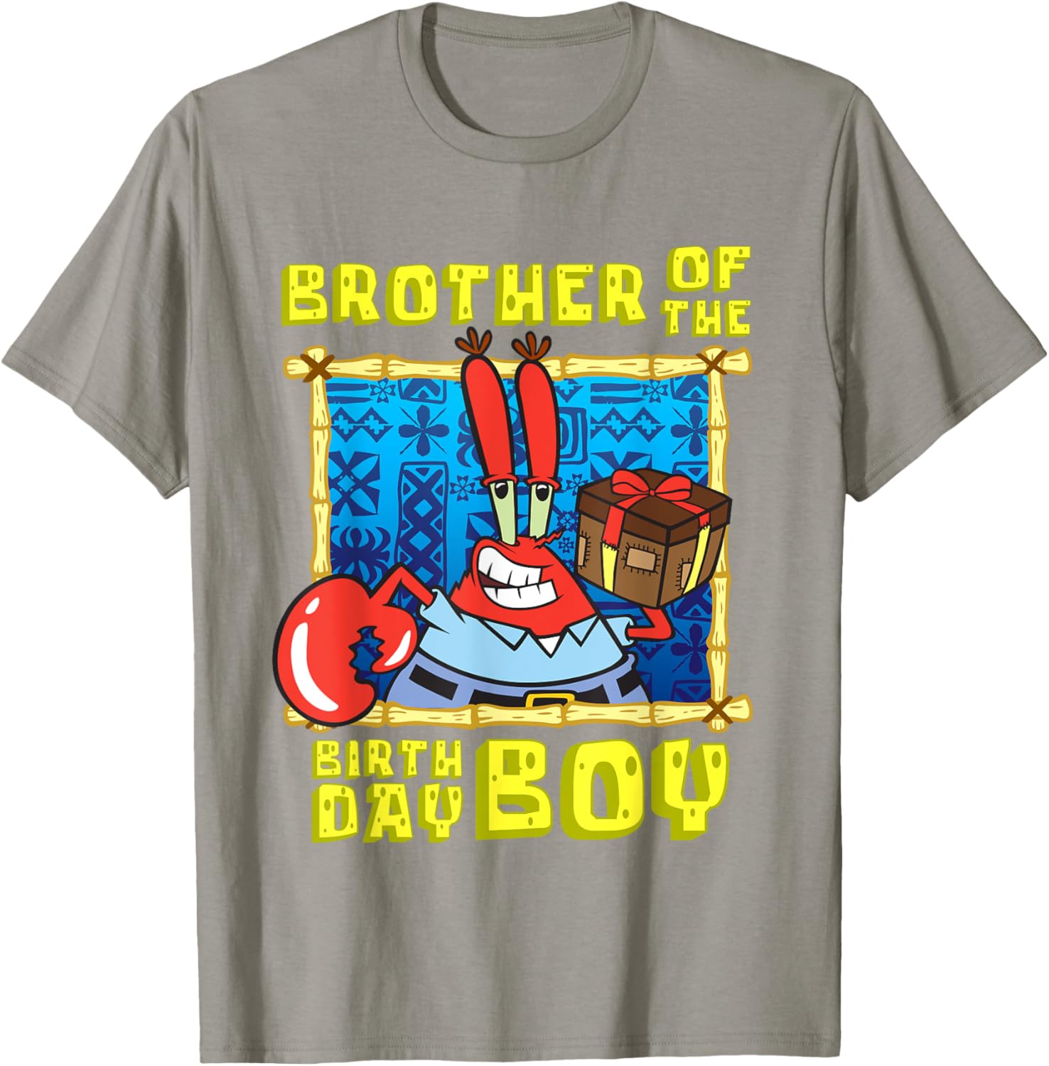 Mademark SpongeBob Mr. Krabs Brother Birthday T-Shirt for Boys - 5