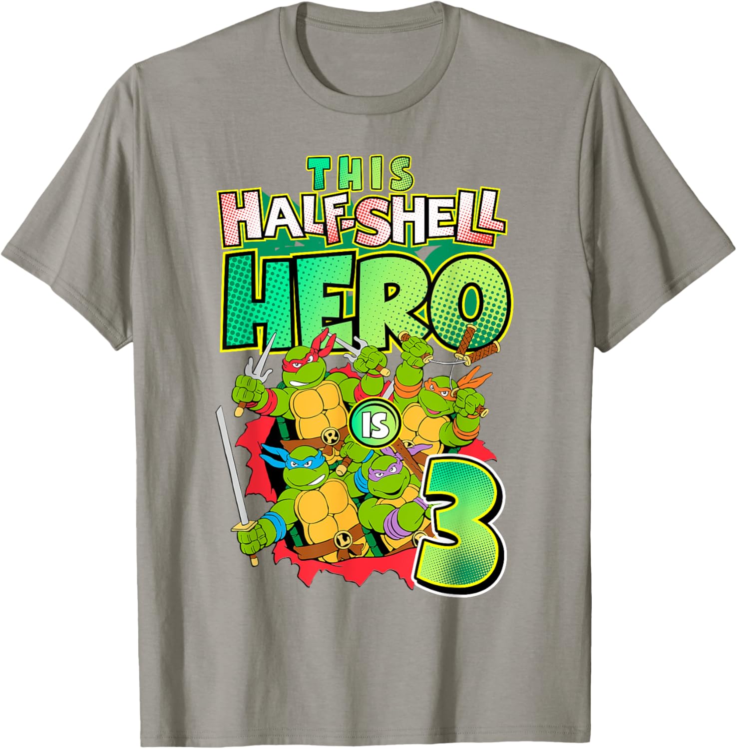 Mademark Teenage Mutant Ninja Turtles This Half Shell Hero T-Shirt - 16