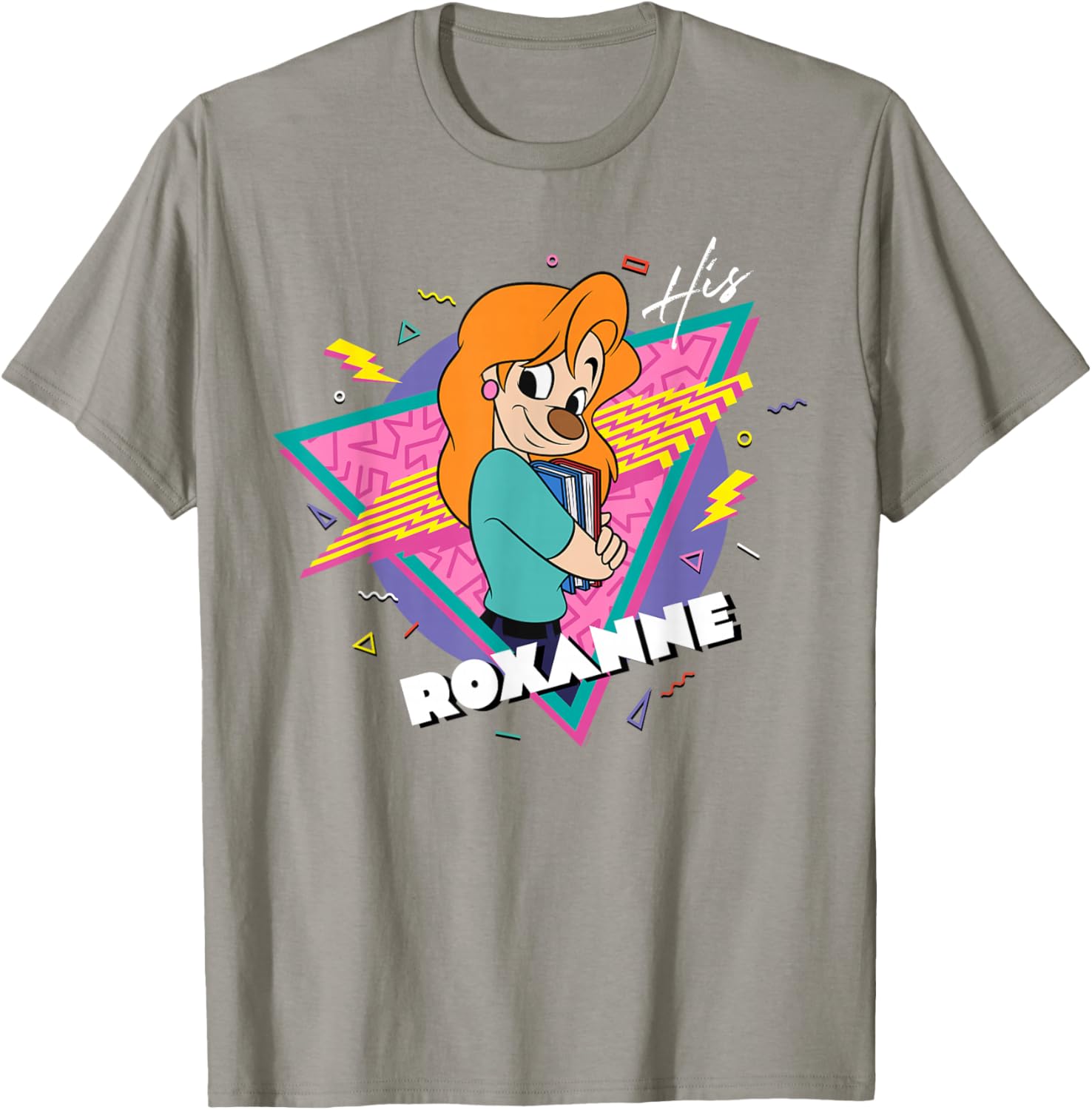 Disney A Goofy Movie Retro 90s Couples Matching His Roxanne T-Shirt - 12