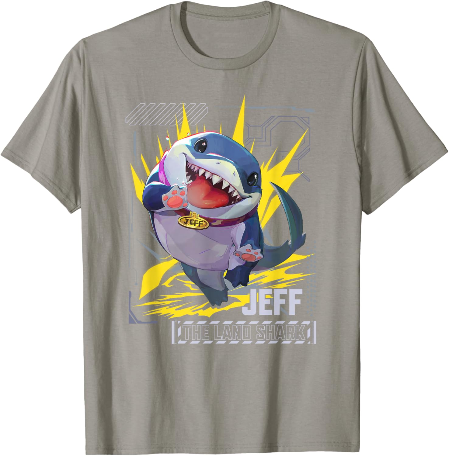 Marvel Rivals Jeff the Land Shark T-Shirt for Superhero Gamers - 3