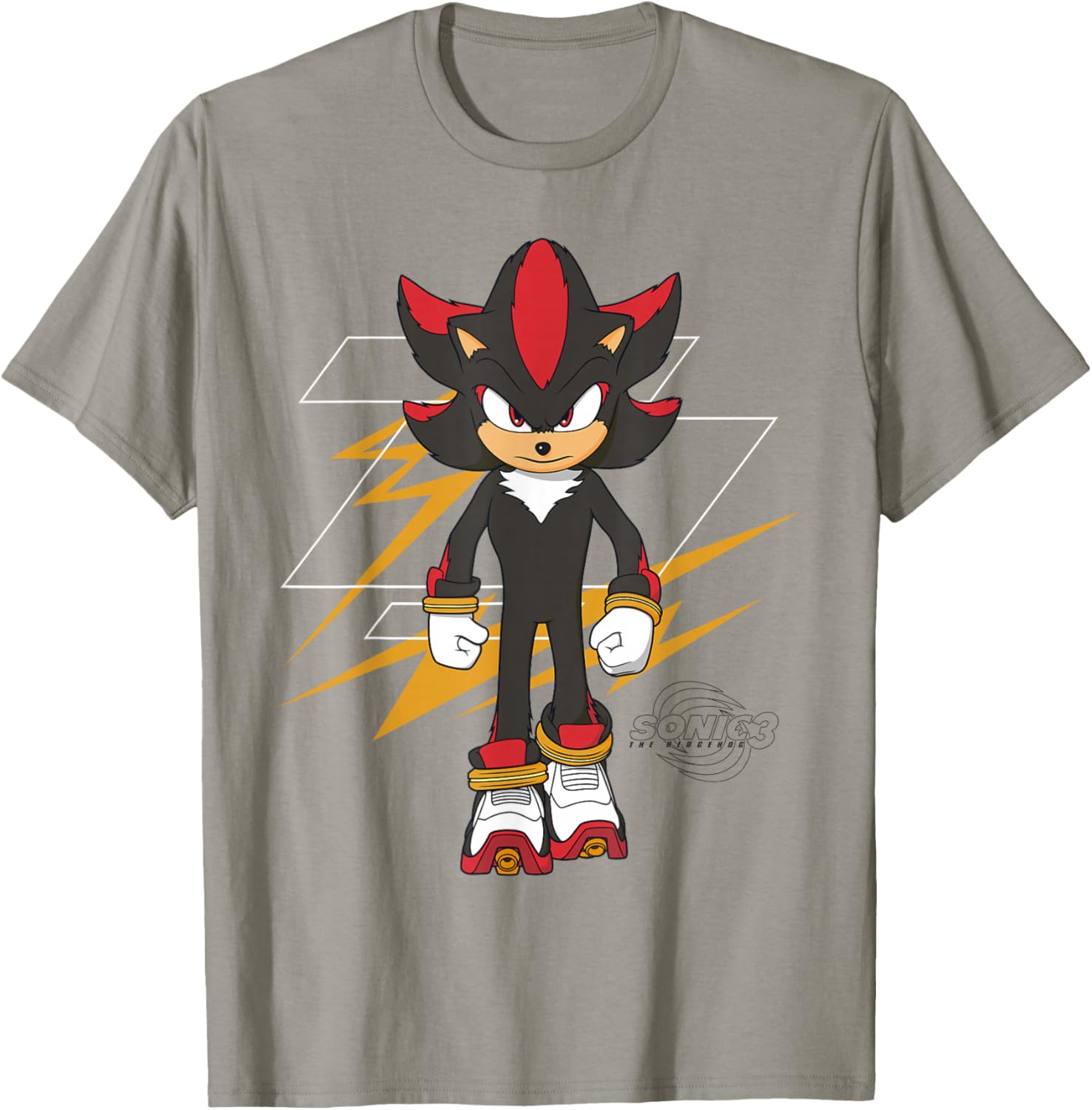 Sonic the Hedgehog 3 Shadow Stand Alone T-Shirt for Fans and Gamers - 3