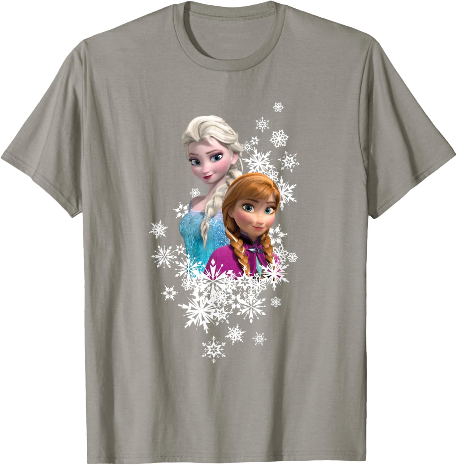 Disney Frozen Anna and Elsa Snowflakes T-Shirt for Kids and Fans - 3