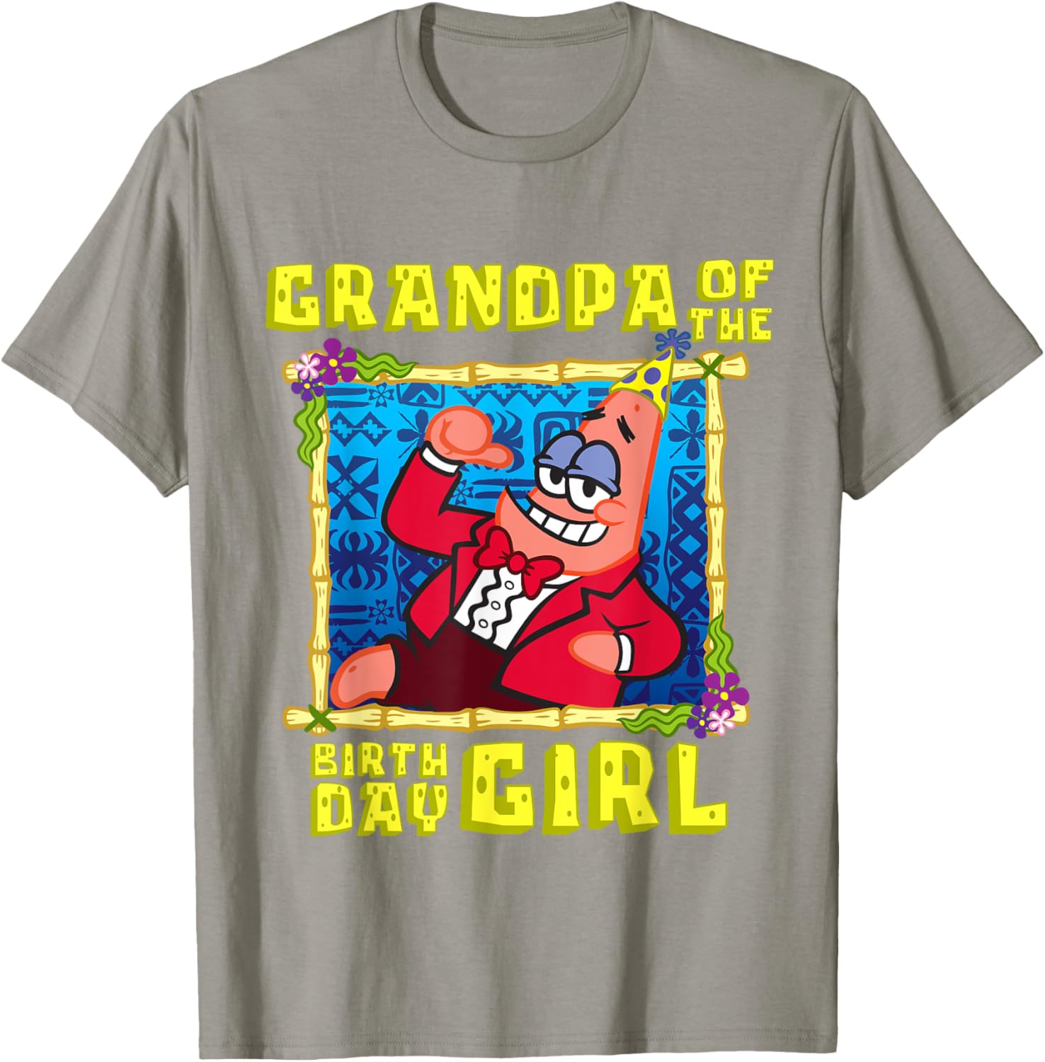 Mademark SpongeBob SquarePants Grandpa Pop T-Shirt for Birthday Girls - 8