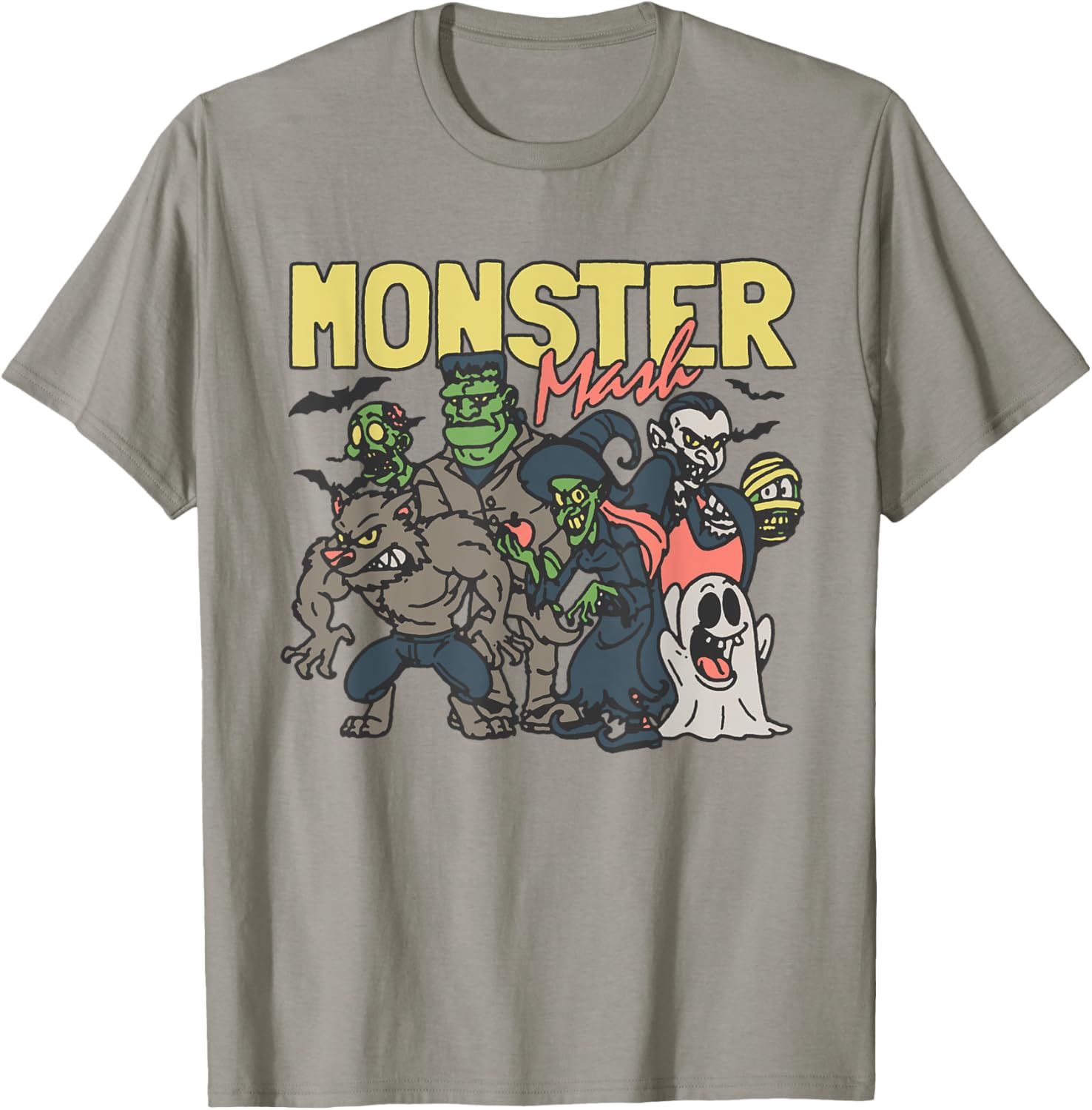 Monster Mash Halloween T-Shirt Fun Costume Characters for Parties - 18