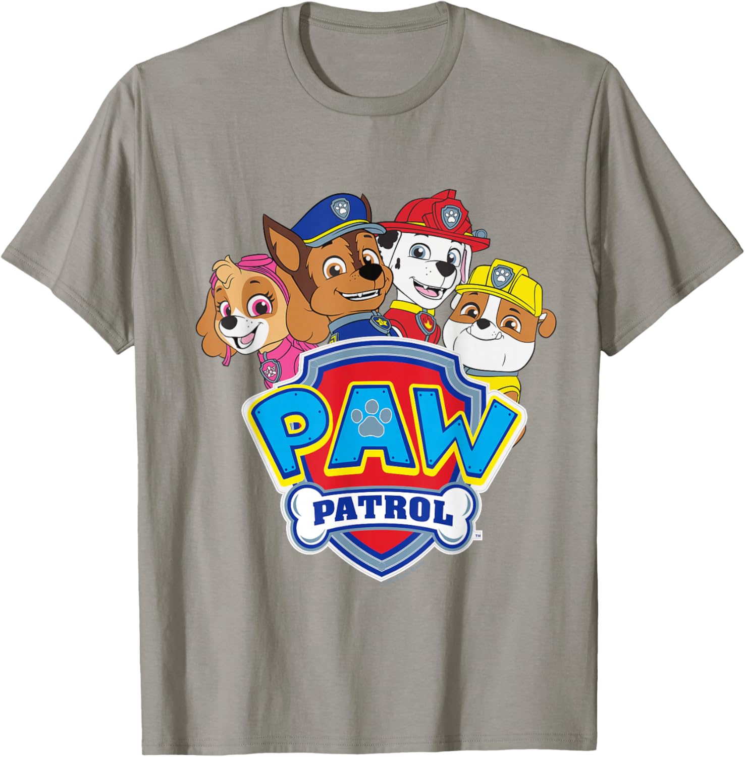 Paw Patrol Logo Group T-Shirt for Kids - Fun and Stylish Apparel - 1