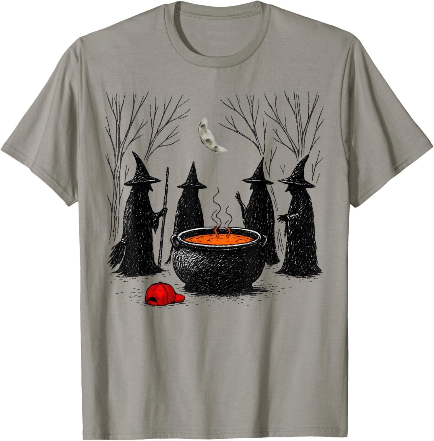 Spooky Witch Halloween Tee for Feminist Women’s Rights Advocates - 1