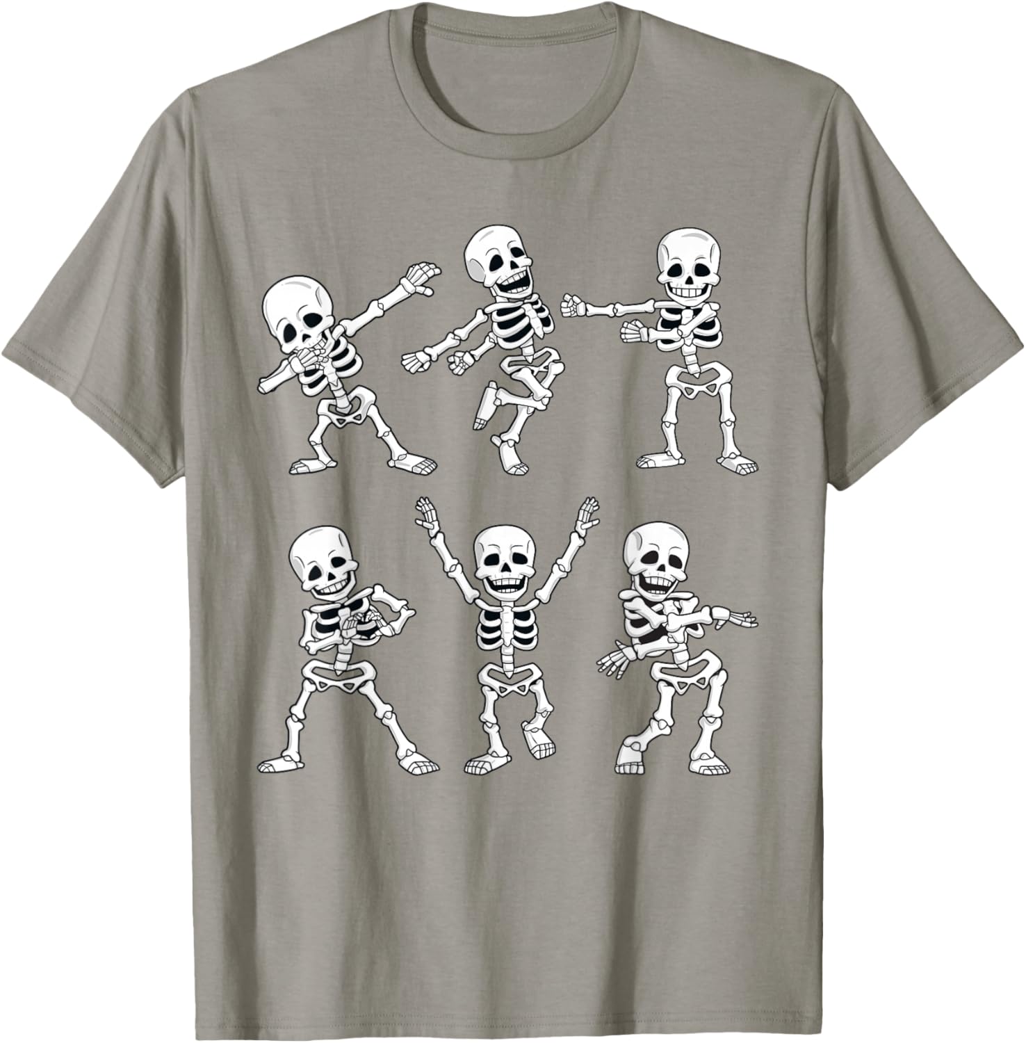 Dancing Skeletons Halloween T-Shirt for Boys and Girls Fun Dance Challenge - 17