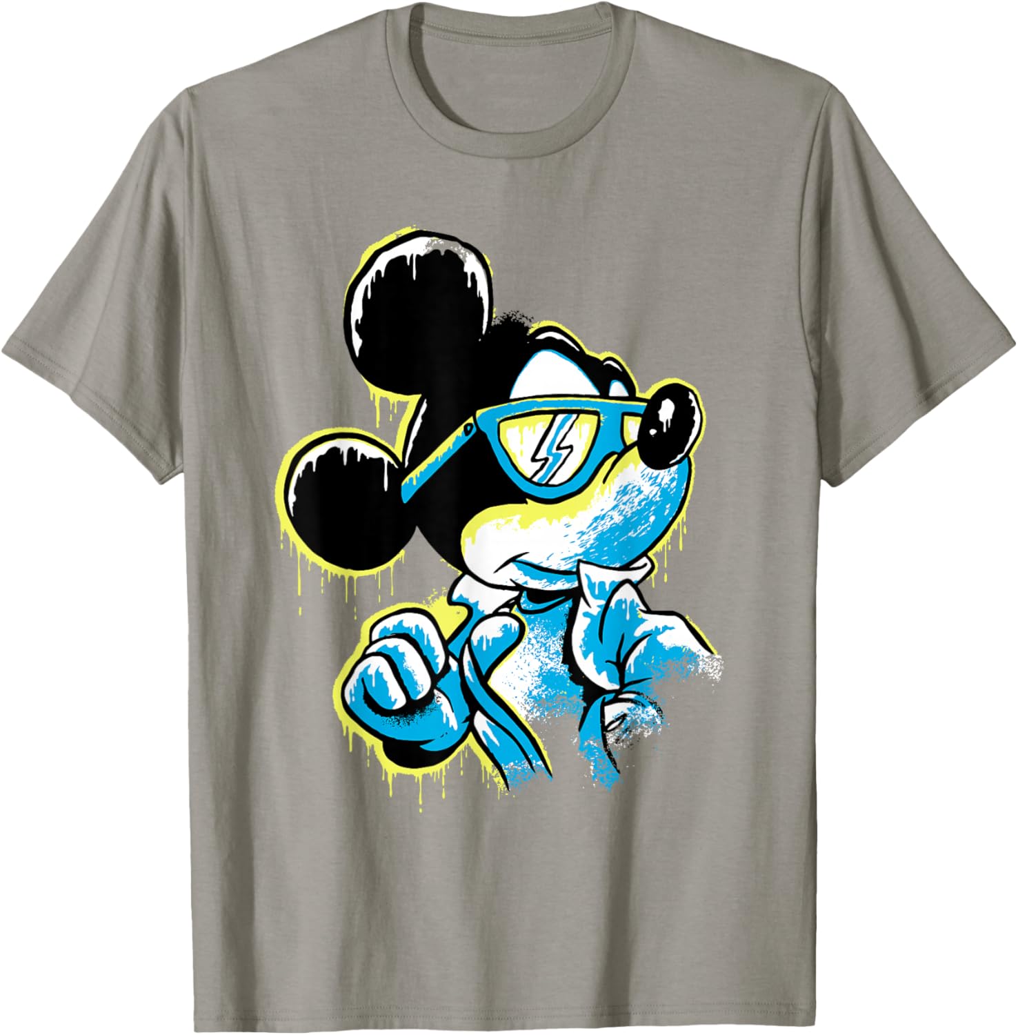 Disney Mickey Mouse Icy Cool Paint Drip T-Shirt for Fun Fashion Lovers - 15