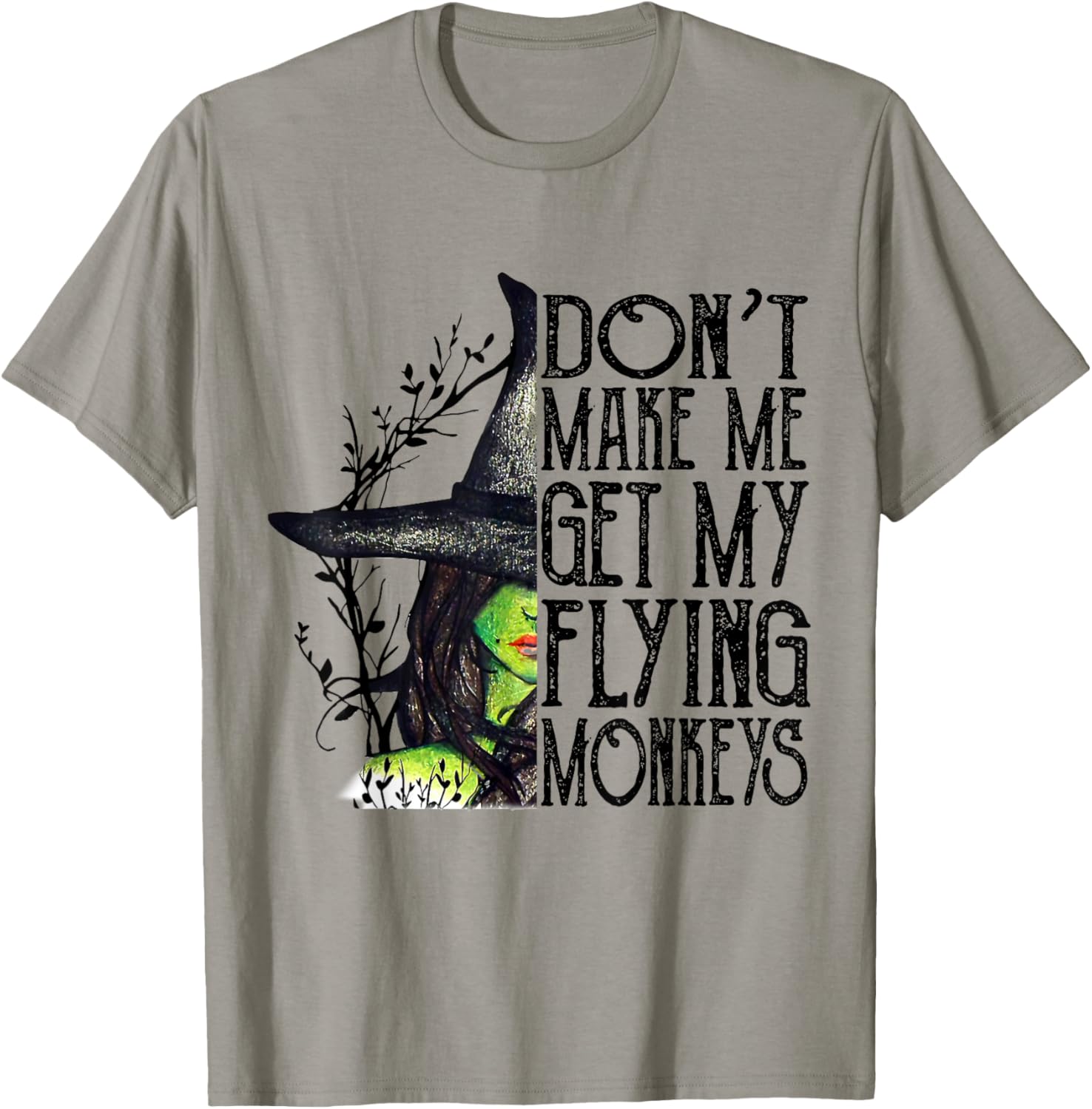 Funny Witch Halloween T-Shirt Get My Flying Monkeys Gift for Her - 12