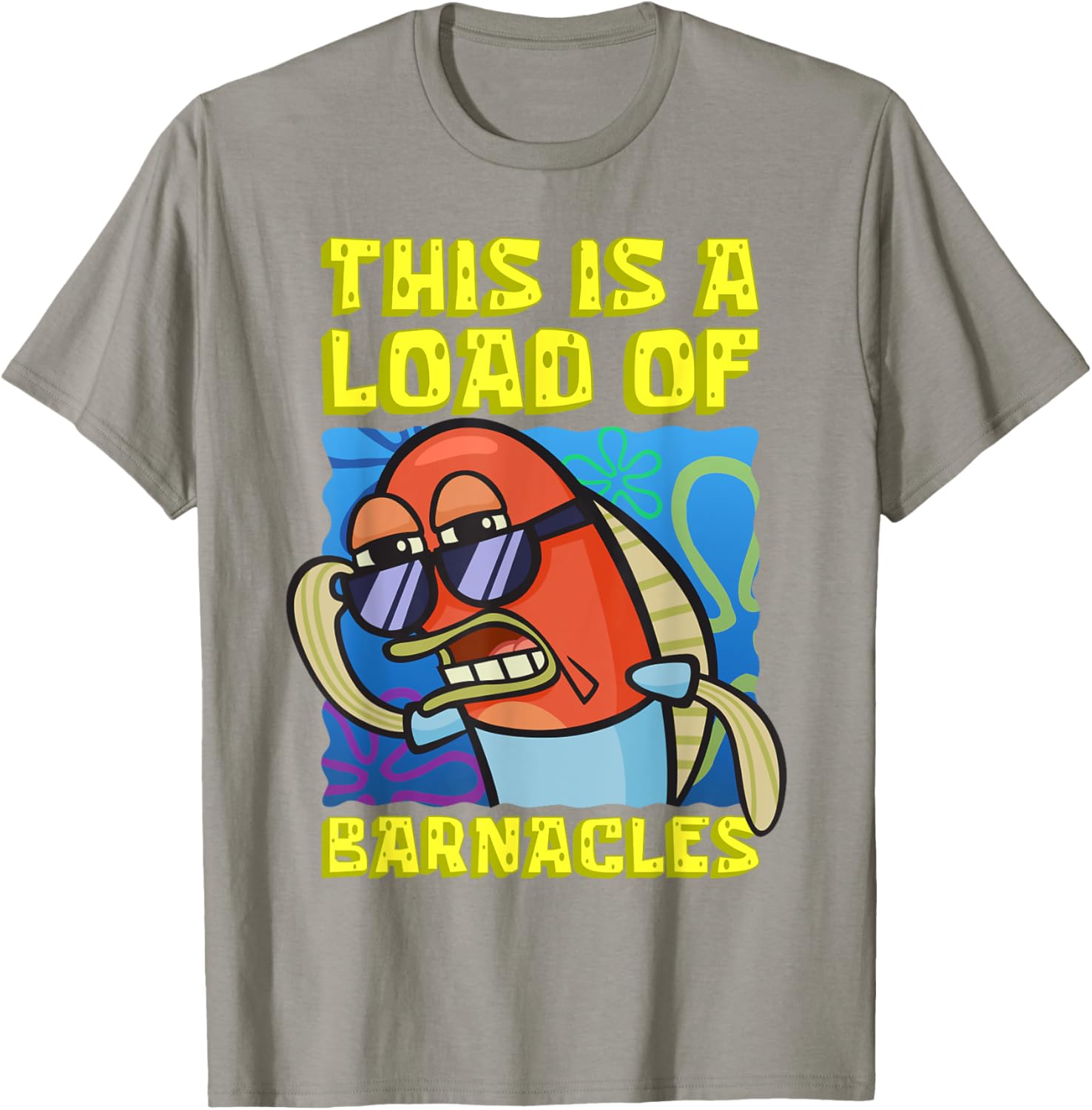 Funny SpongeBob Barnacles T-Shirt - Mademark x SpongeBob Apparel - 5