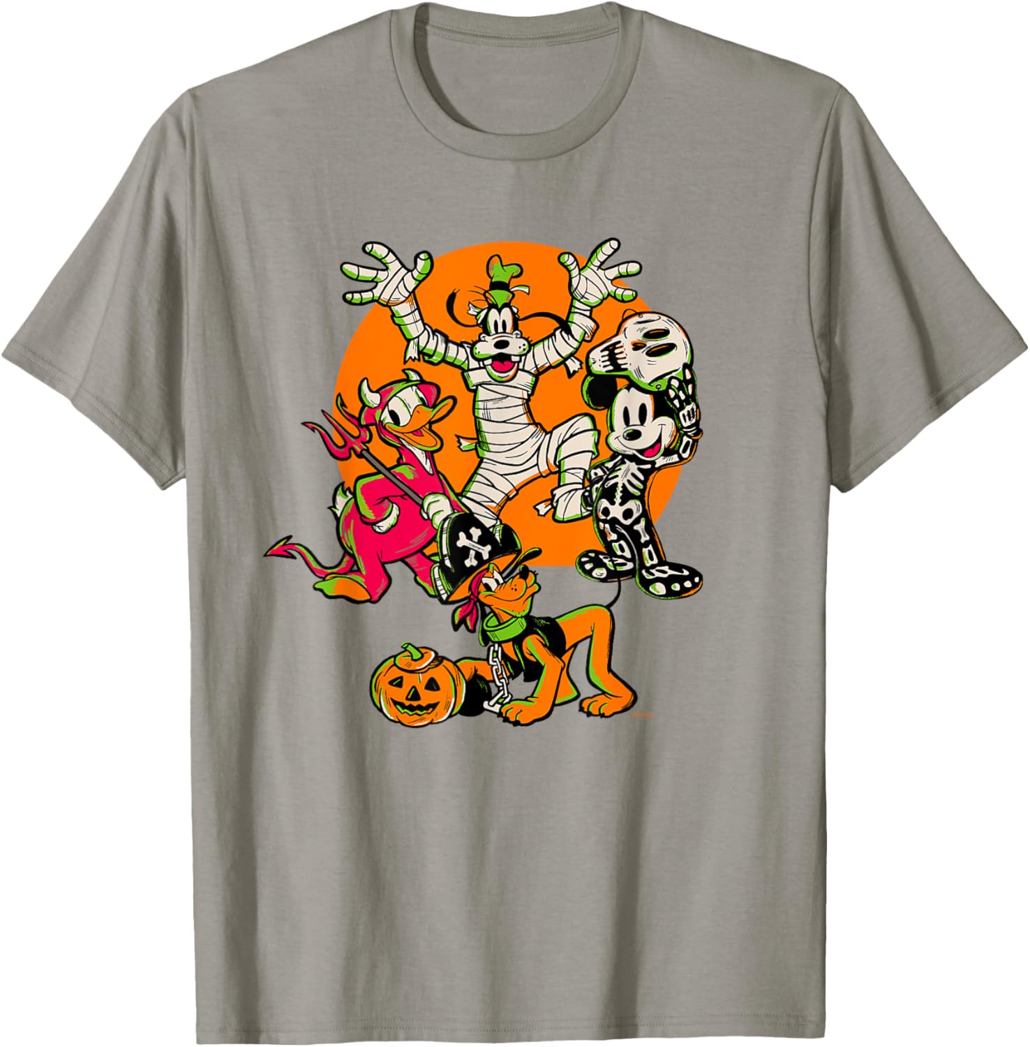 Disney 100 Mickey, Donald, Goofy & Pluto Halloween Costume T-Shirt - 4