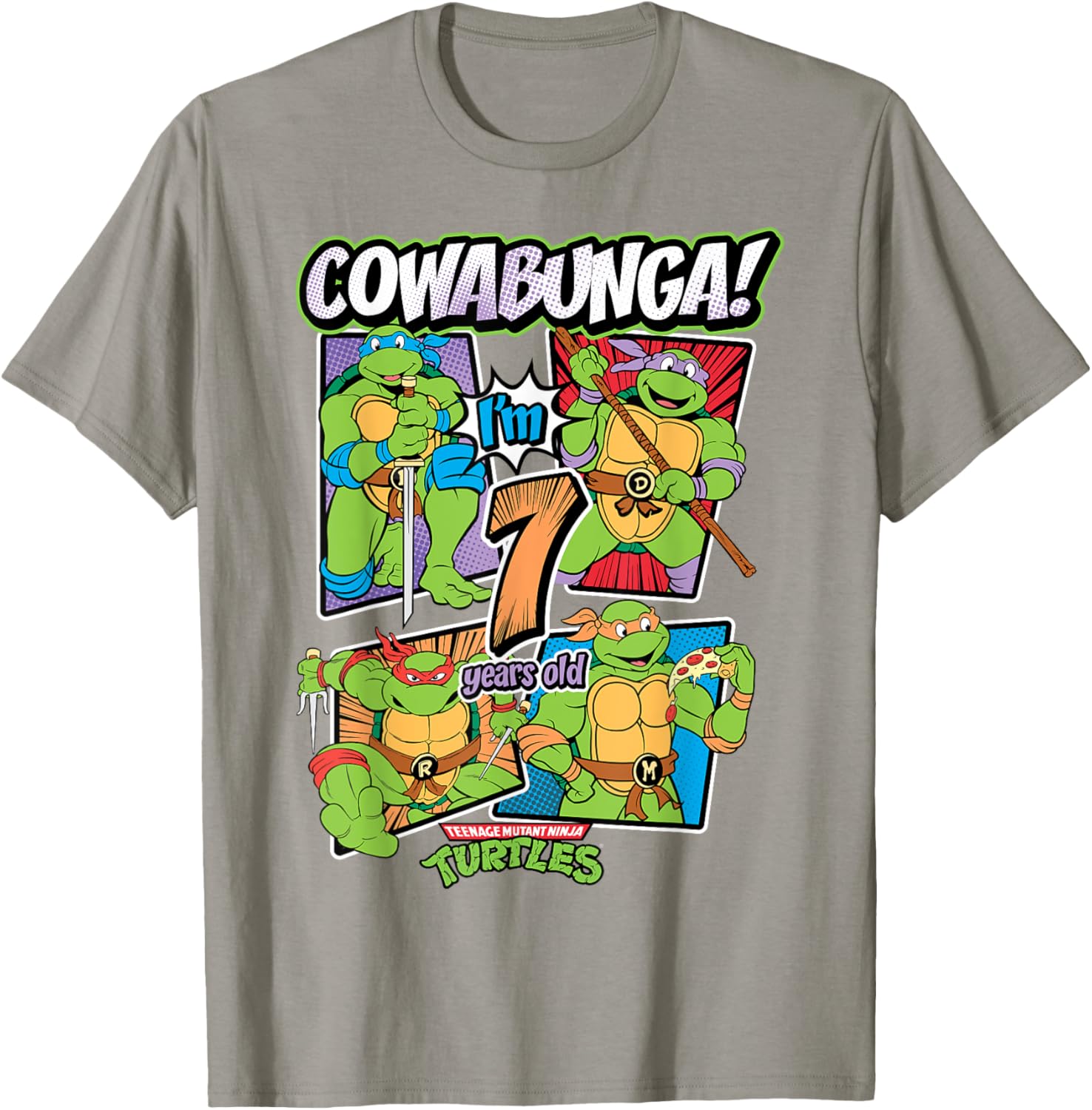Mademark Teenage Mutant Ninja Turtles T-Shirt for Kids Age 7 Cute Design - 6