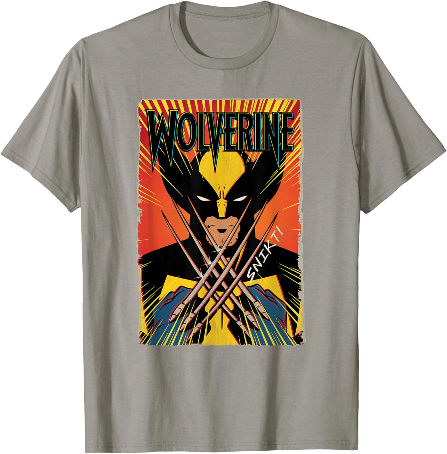 Vintage X-Men 97 Wolverine Claws Snikt T-Shirt for Marvel Fans - 3