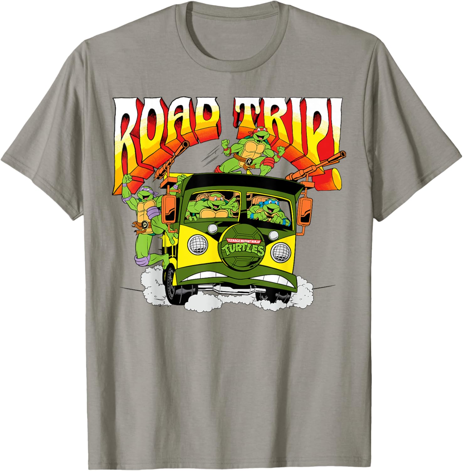 Mademark Teenage Mutant Ninja Turtles Retro Party Wagon T-Shirt - 6
