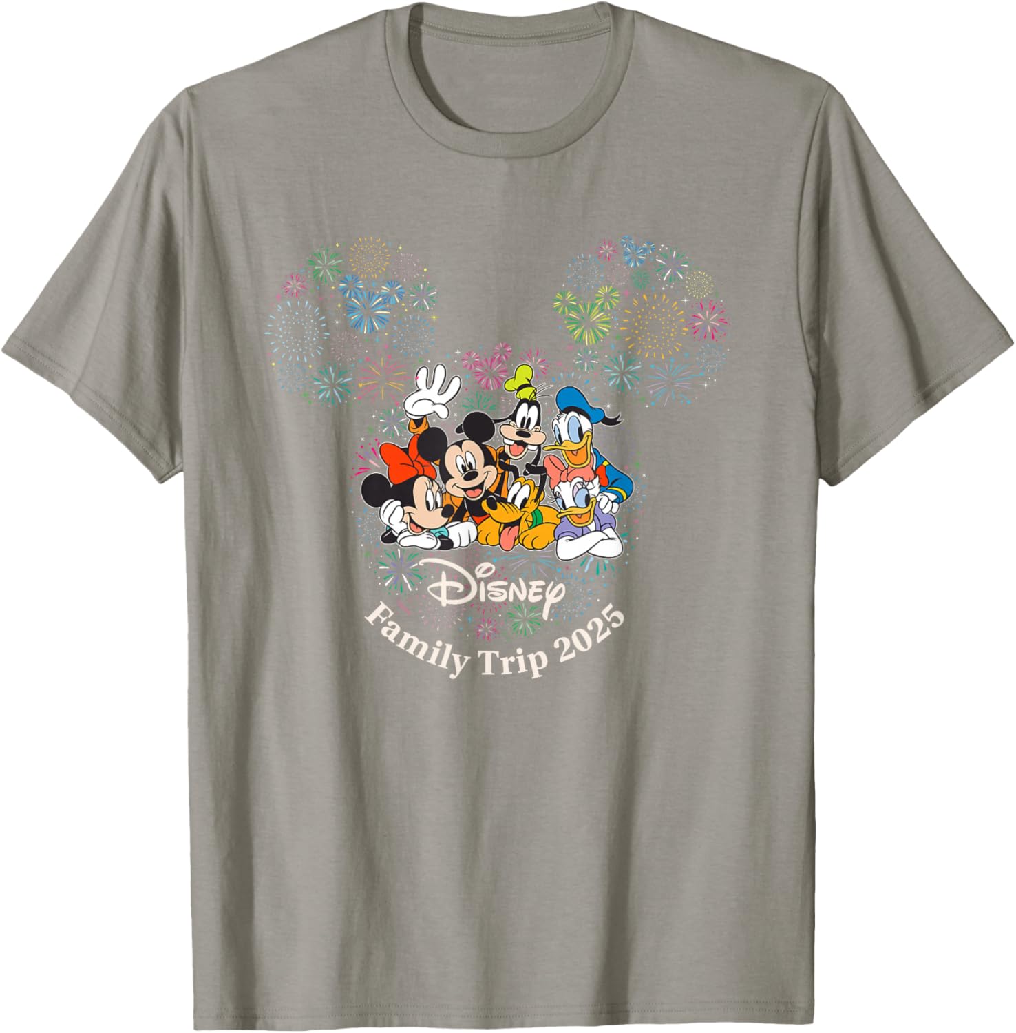 Disney Mickey & Friends Fireworks Vacation Family T-Shirt 2025 - 13