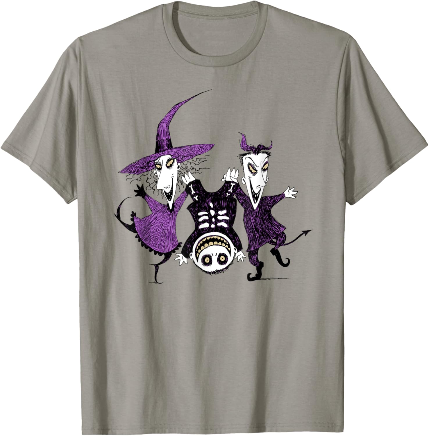 Disney Halloween Nightmare Before Christmas Trick or Treat T-Shirt for Fun - 1