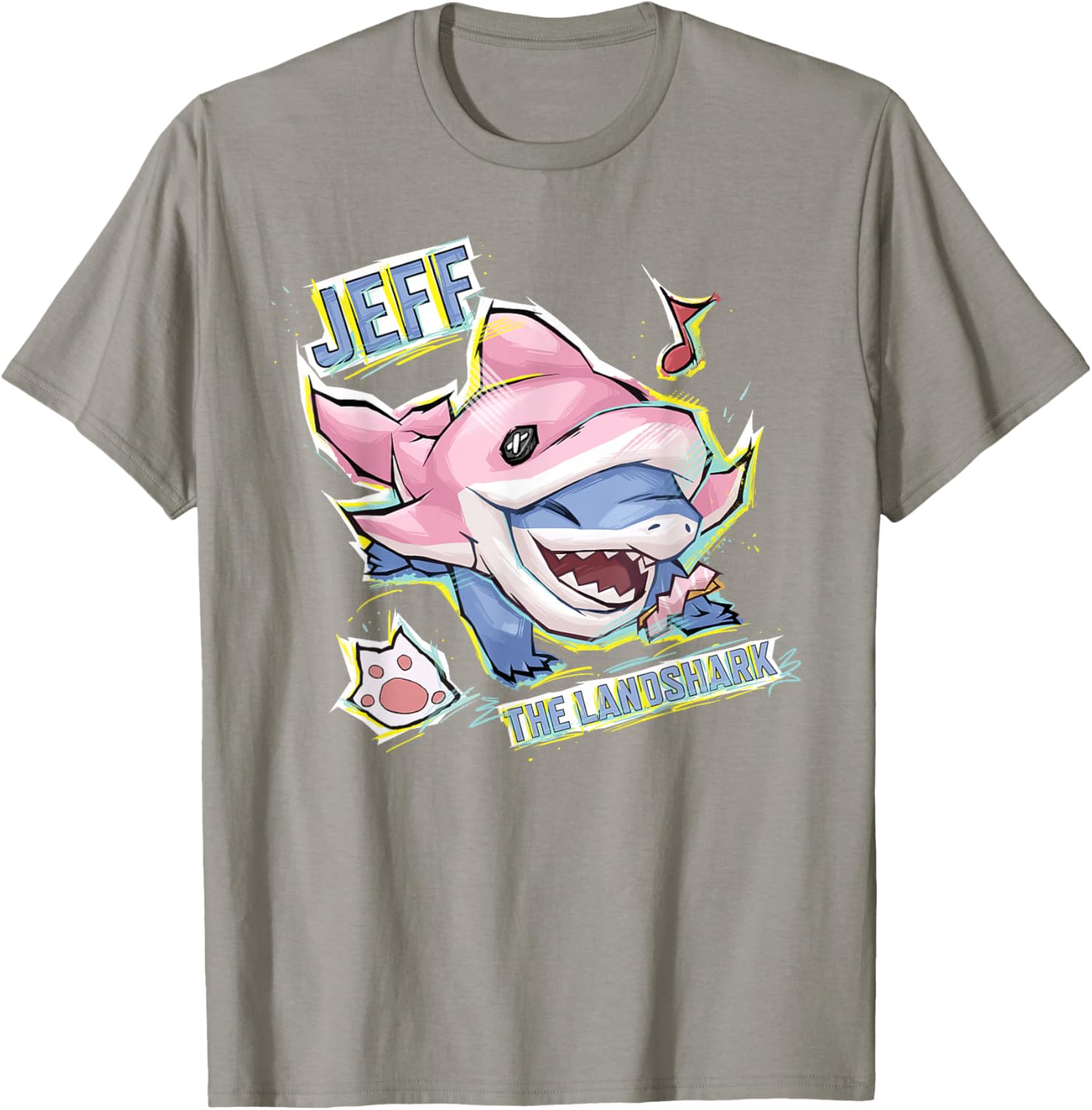 Marvel Rivals PVP Jeff the Land Shark Dolphin Skin T-Shirt for Fans - 7