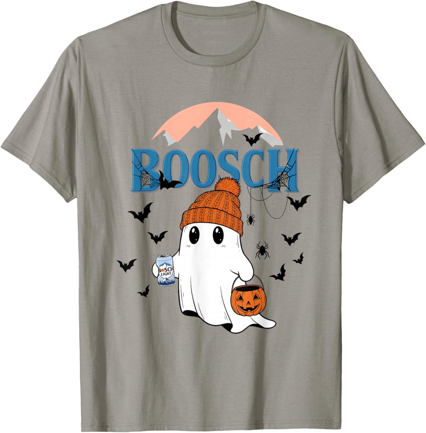 Cute Ghost Beer Pumpkins Halloween T-Shirt for Fun Holiday Spirit - 6