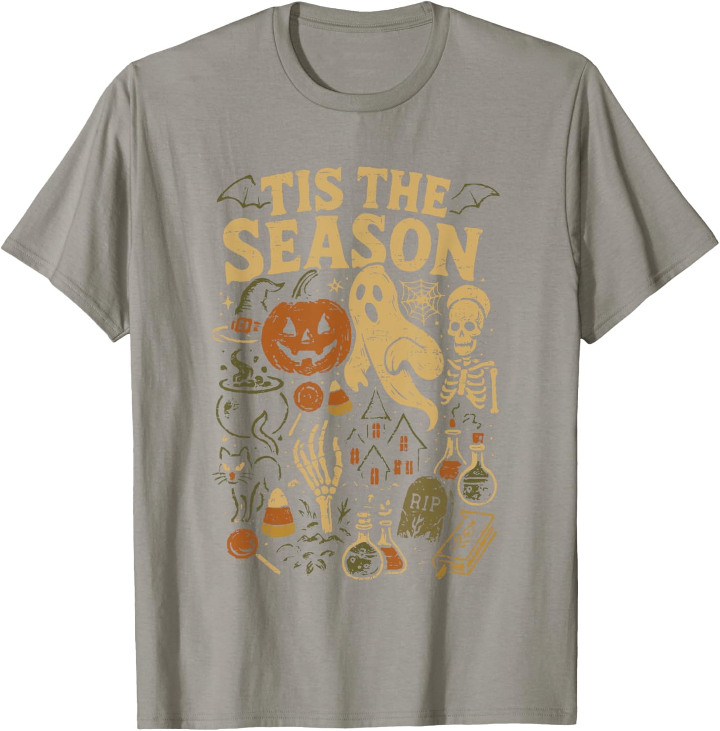 Spooky Season Pumpkin Witch Halloween Vibes T-Shirt for Festive Fun - 26