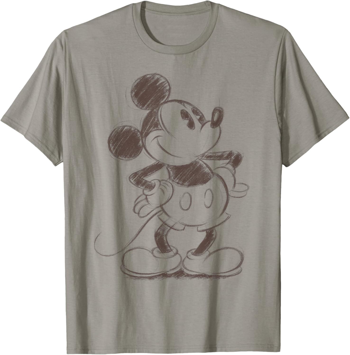 Mickey Mouse Sketch Portrait T-Shirt for Disney Fans and Collectors - 13