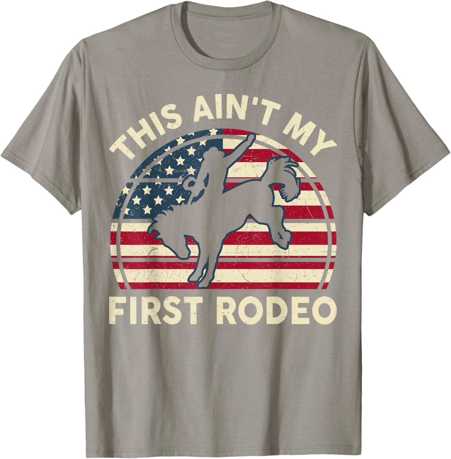 Funny Cowboy Western This Ain't My First Rodeo Horse Riding T-Shirt - 15