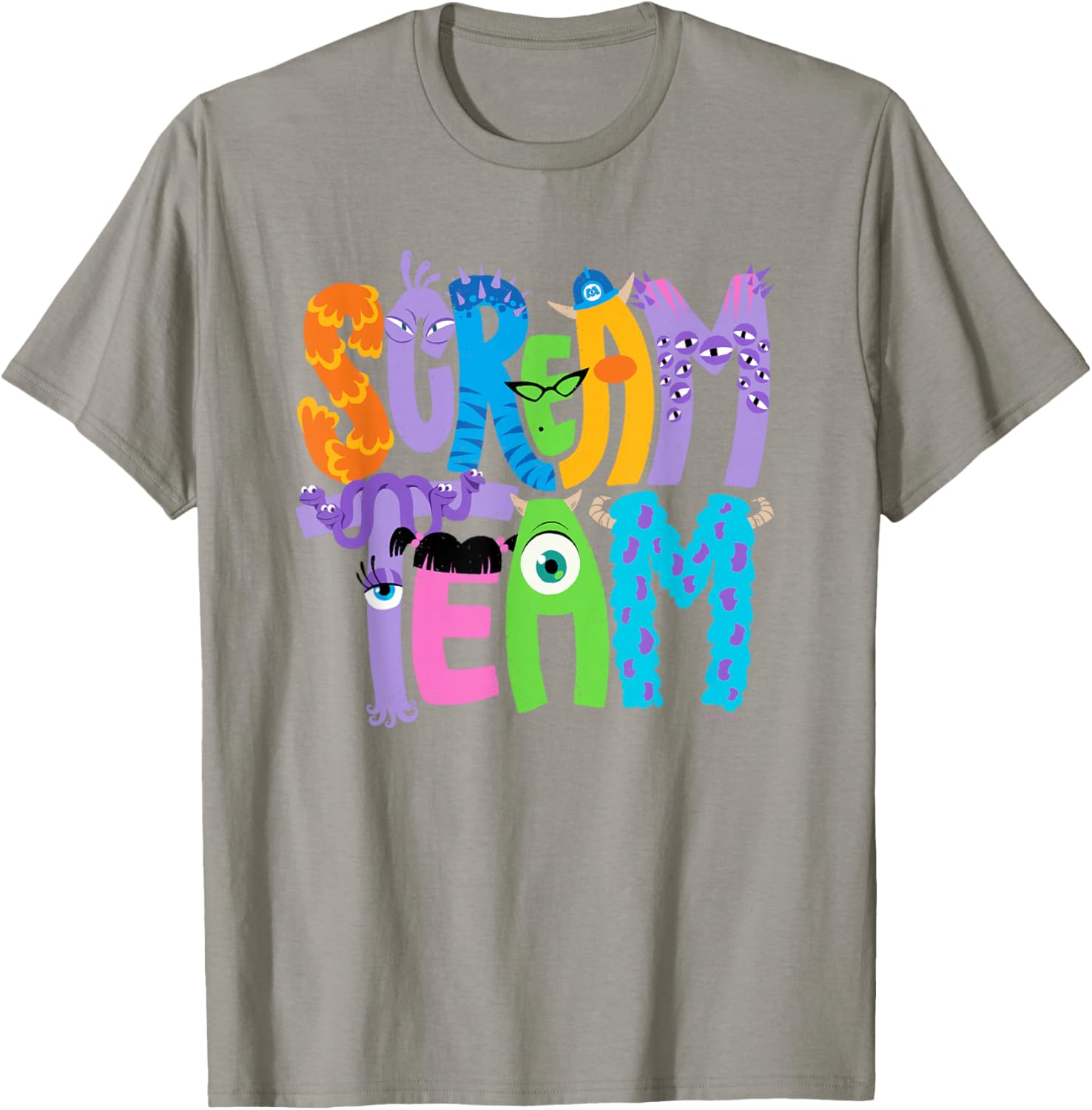 Monsters Inc Scream Team Halloween T-Shirt Fun Disney Pixar Apparel - 4