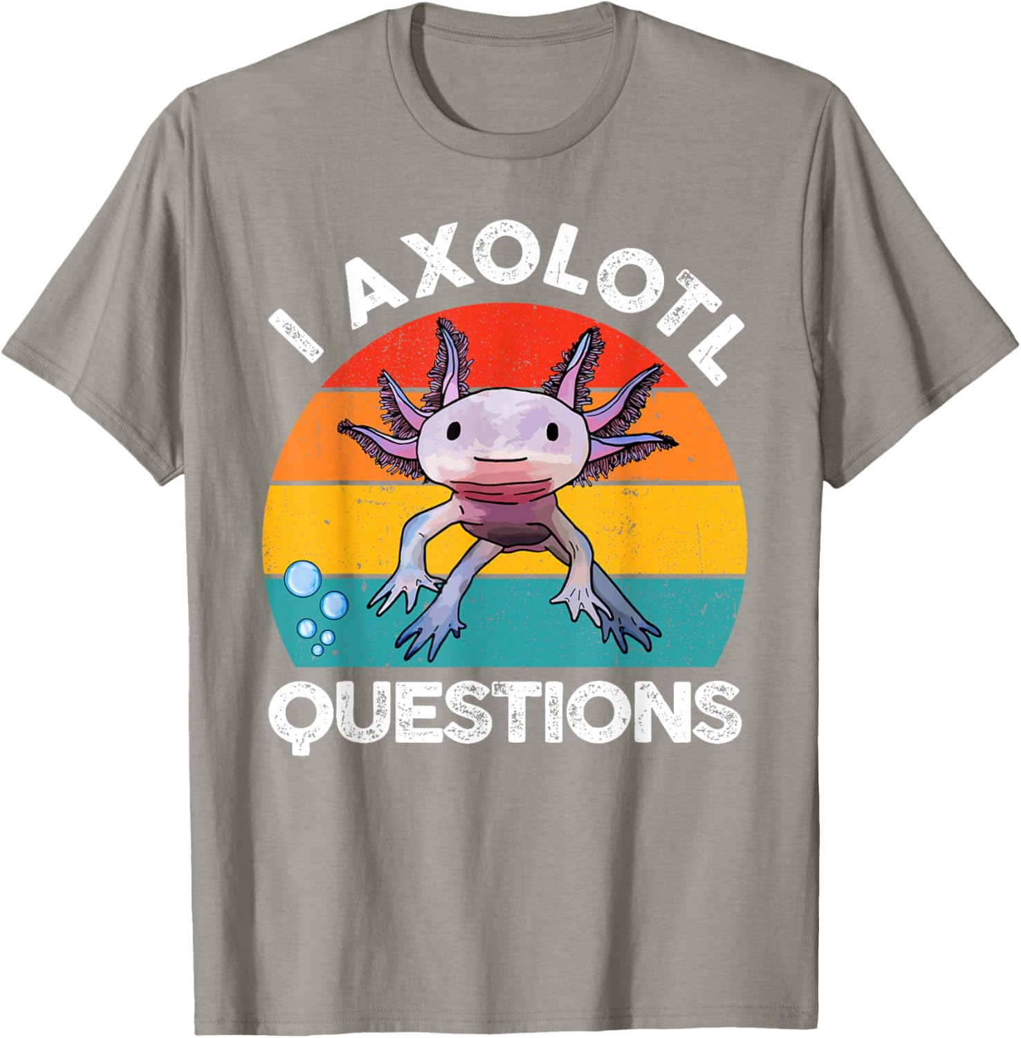 Cute Axolotl Questions Graphic Kids T-Shirt Fun and Stylish Gift for Kids - 27