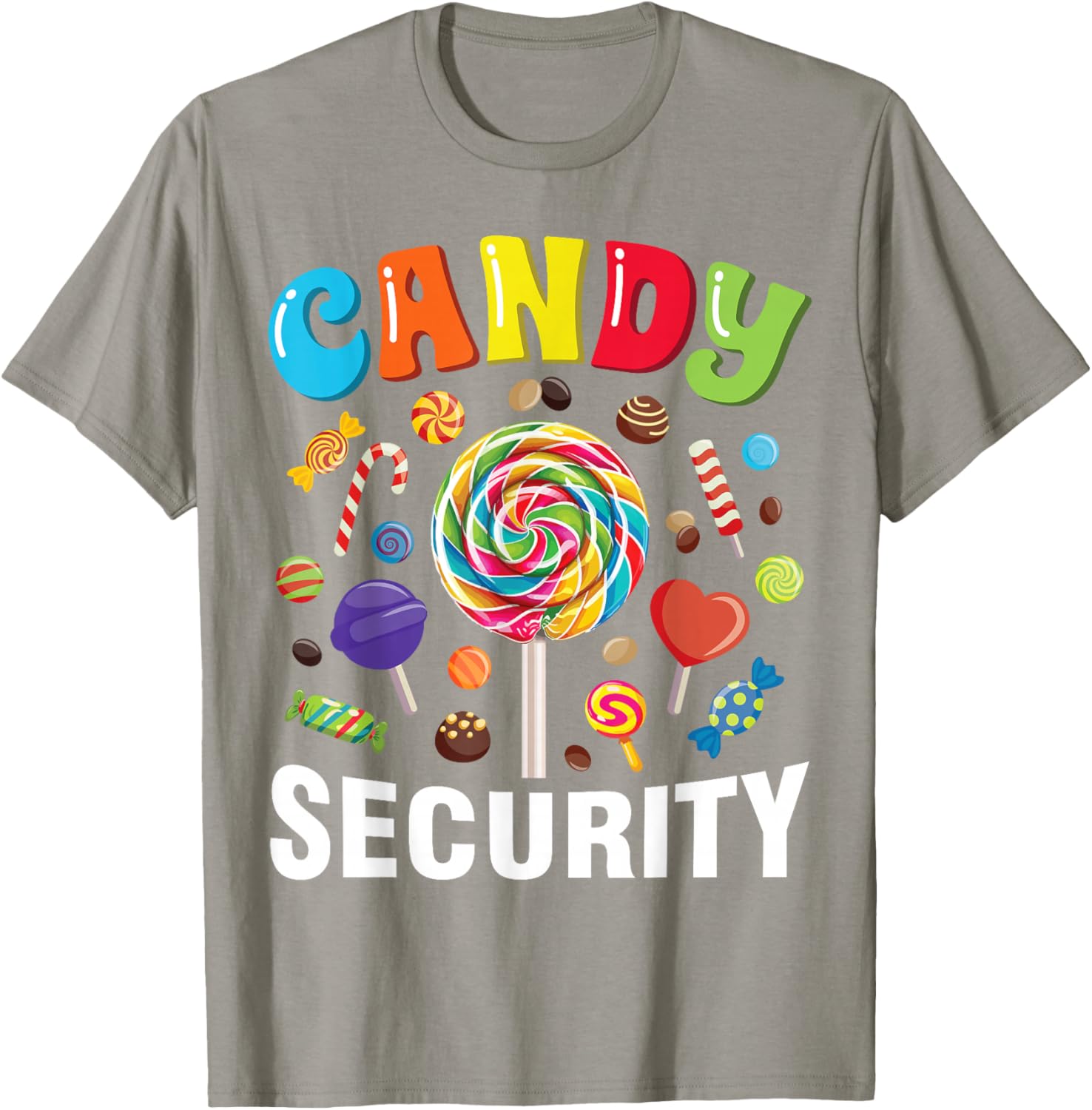 Funny Candy Security Halloween Costume T-Shirt for Spooky Fun - 11