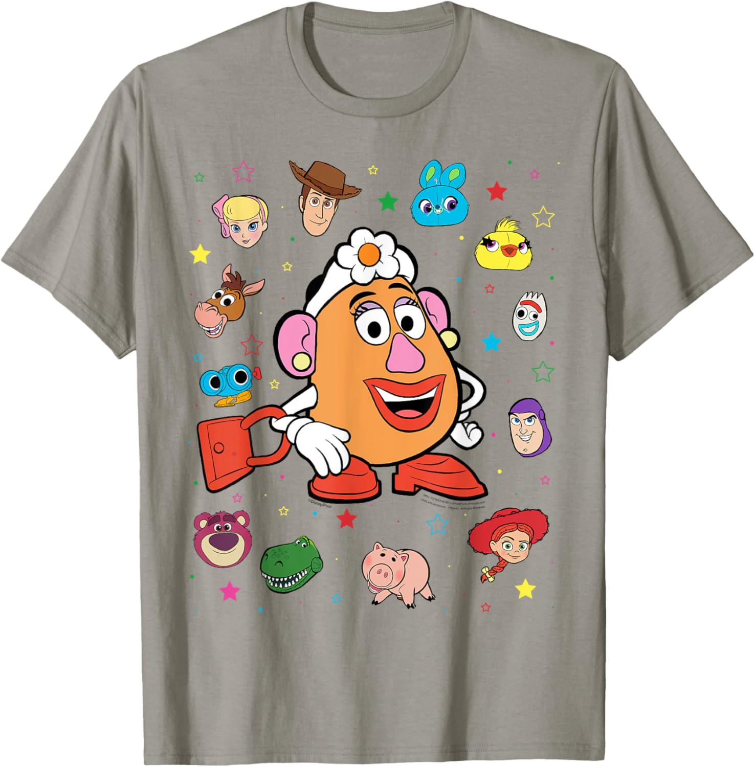 Fun Toy Story Mrs. Potato Head Costume T-Shirt for Kids and Adults - 7