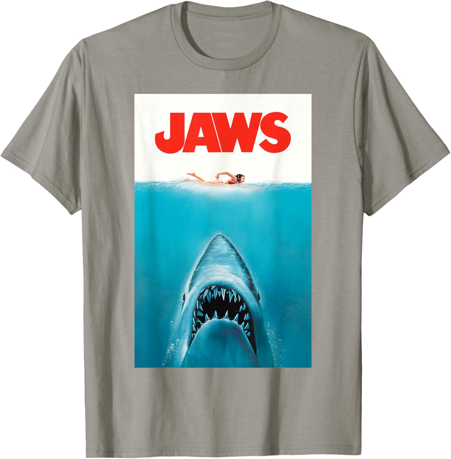 Jaws 50th Anniversary Classic T-Shirt with Front and Back Artwork - 15