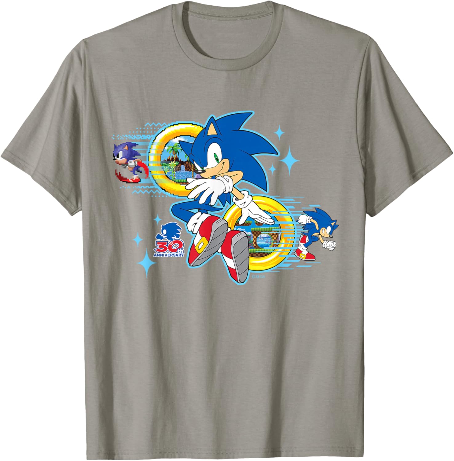 Sonic the Hedgehog 30th Anniversary Short Sleeve Tee for Fans - 26