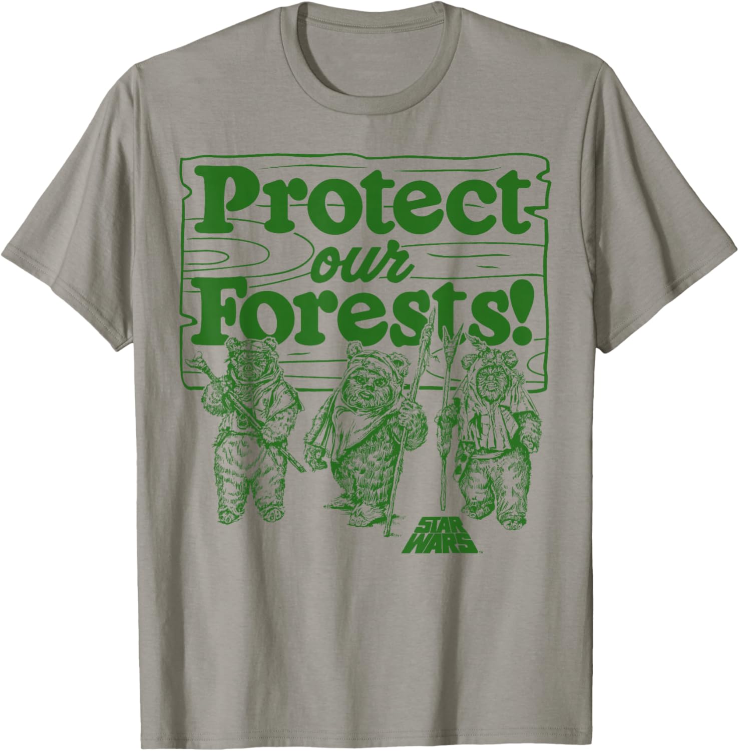 Star Wars Ewoks Protect Our Forests T-Shirt for Disney Fans - 13